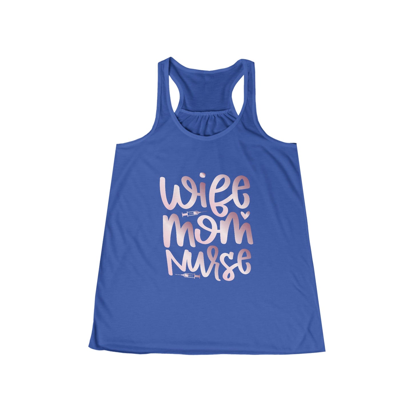 Wife Mom Nurse rose gold
