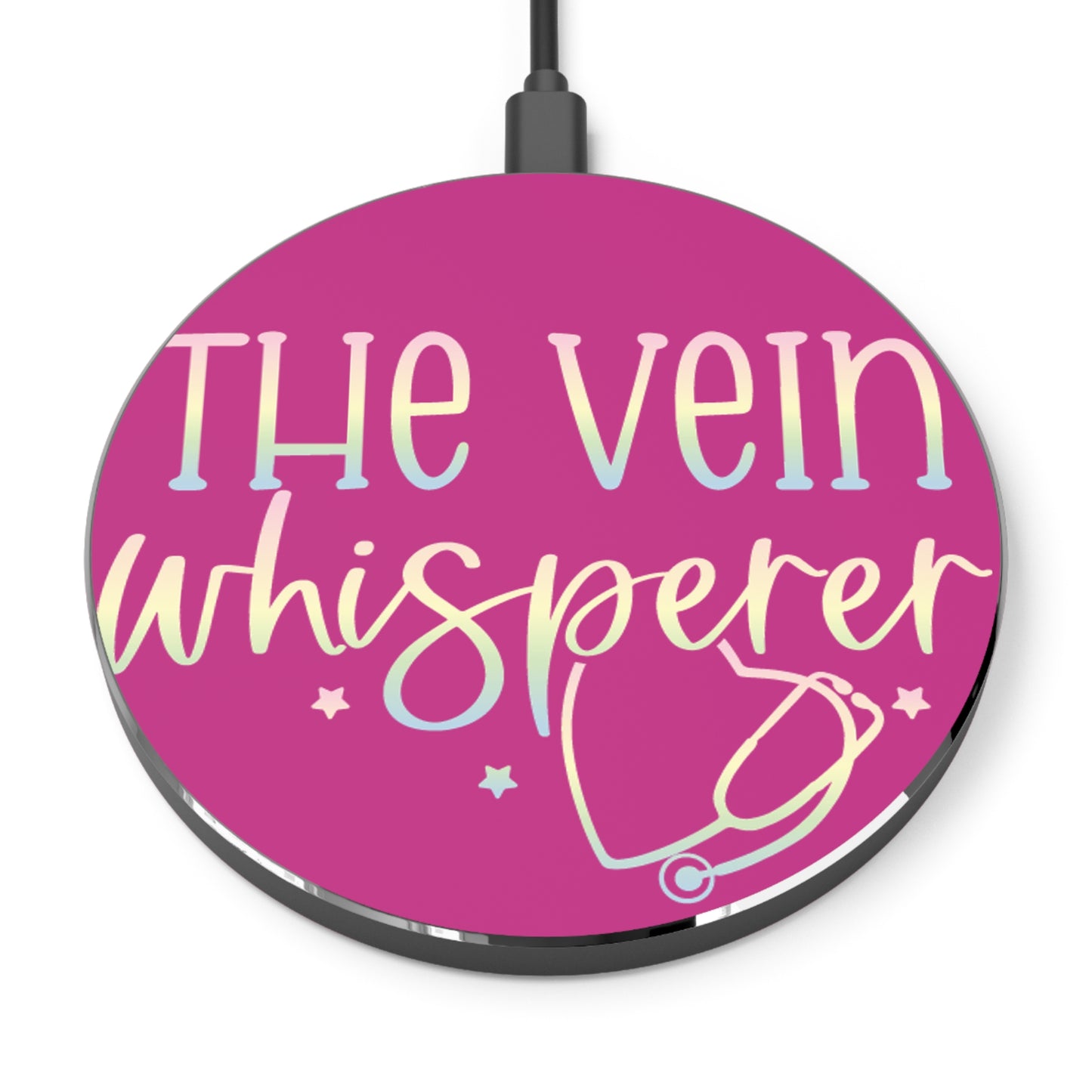 The Vein Whisperer Wireless Charger | Fast Charging Pad for Healthcare Professionals