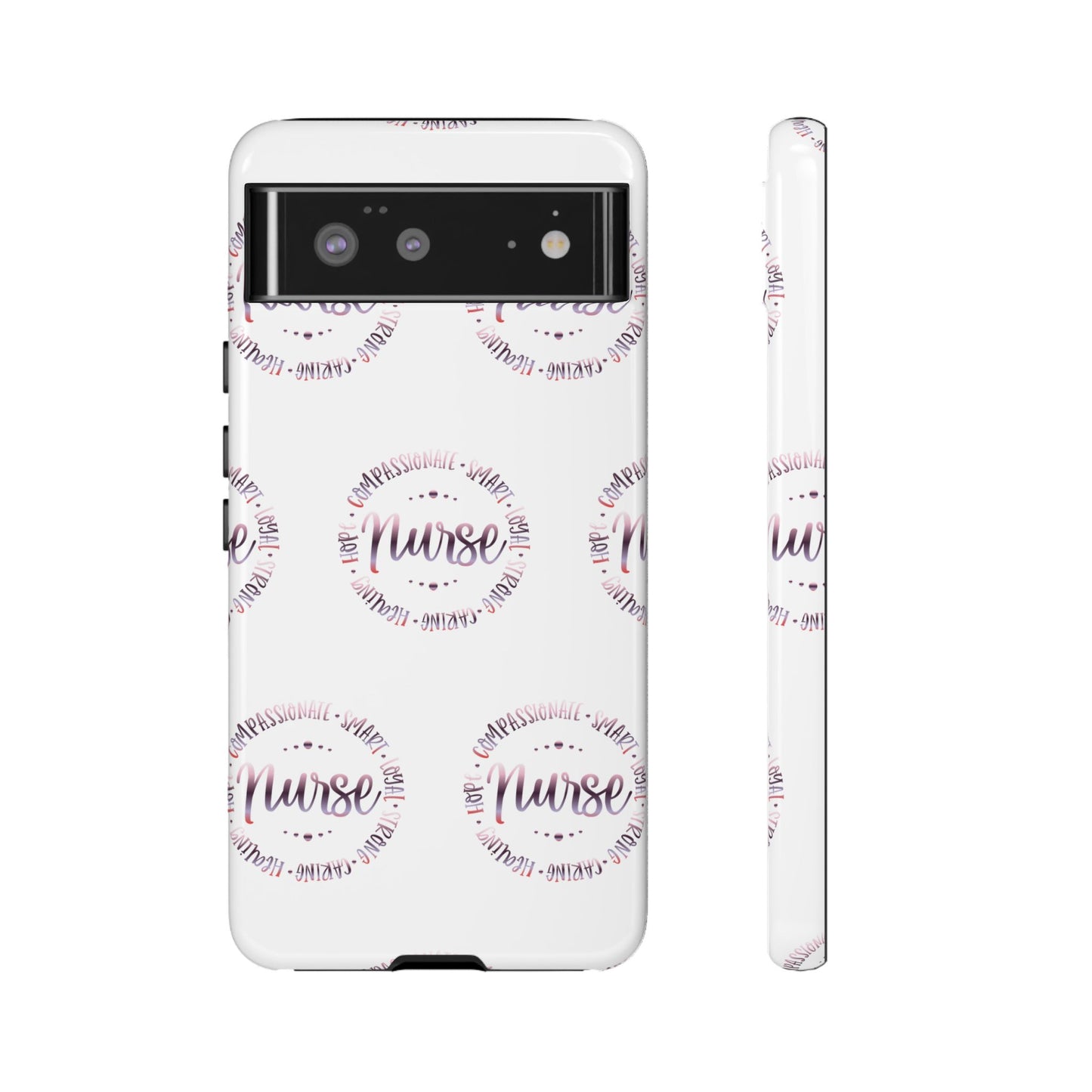 Google Pixel Tough Case - Nurse Circle - White