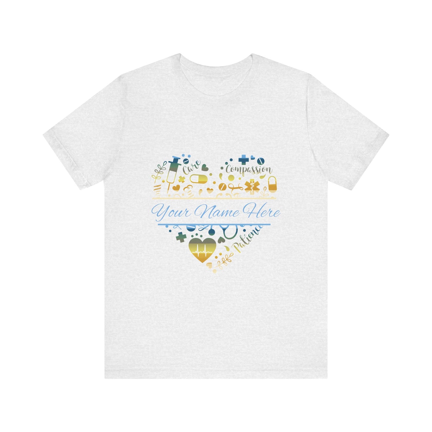 Monogram Heart colored chrome