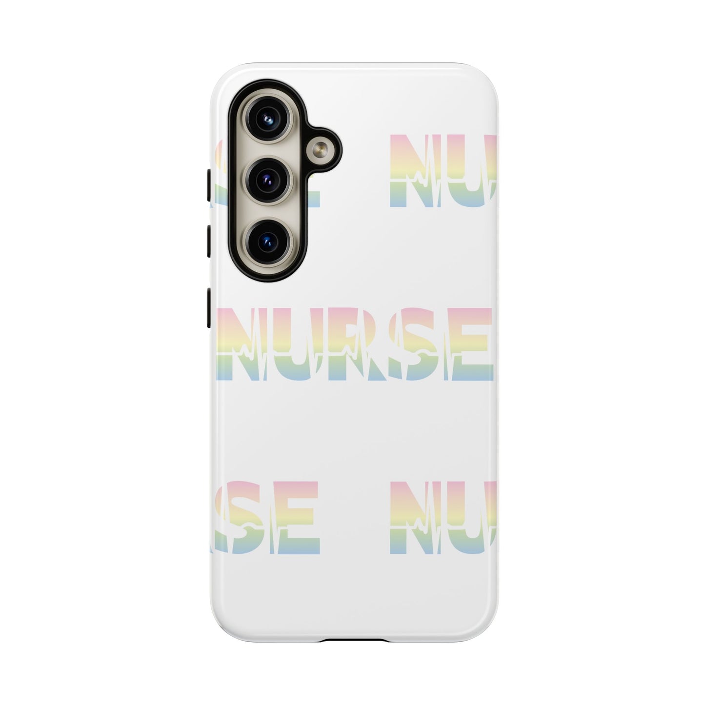 Samsung Tough Case - Nurse Pulse - White