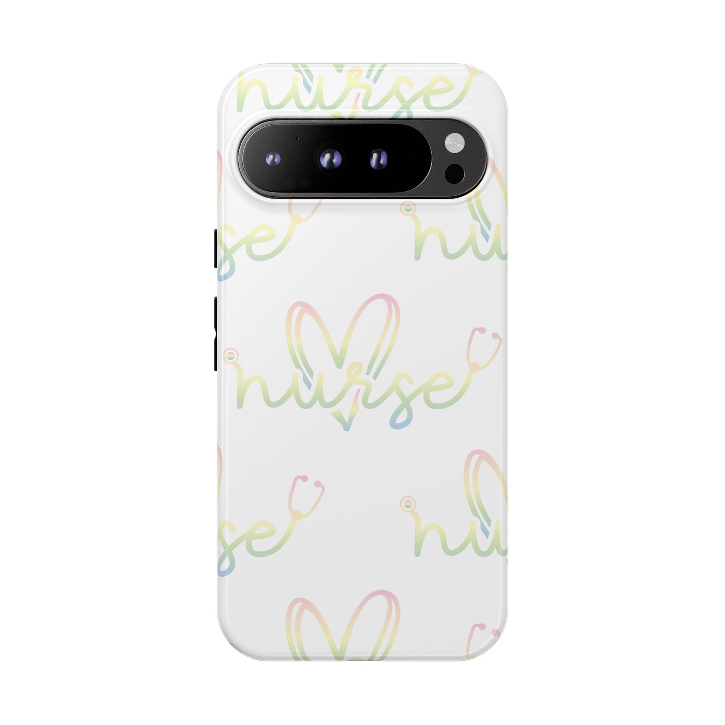 Google Pixel Tough Case - Nurse Stethoscope - White