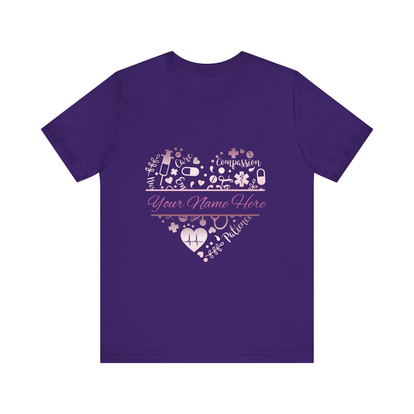 Monogram Heart rose gold