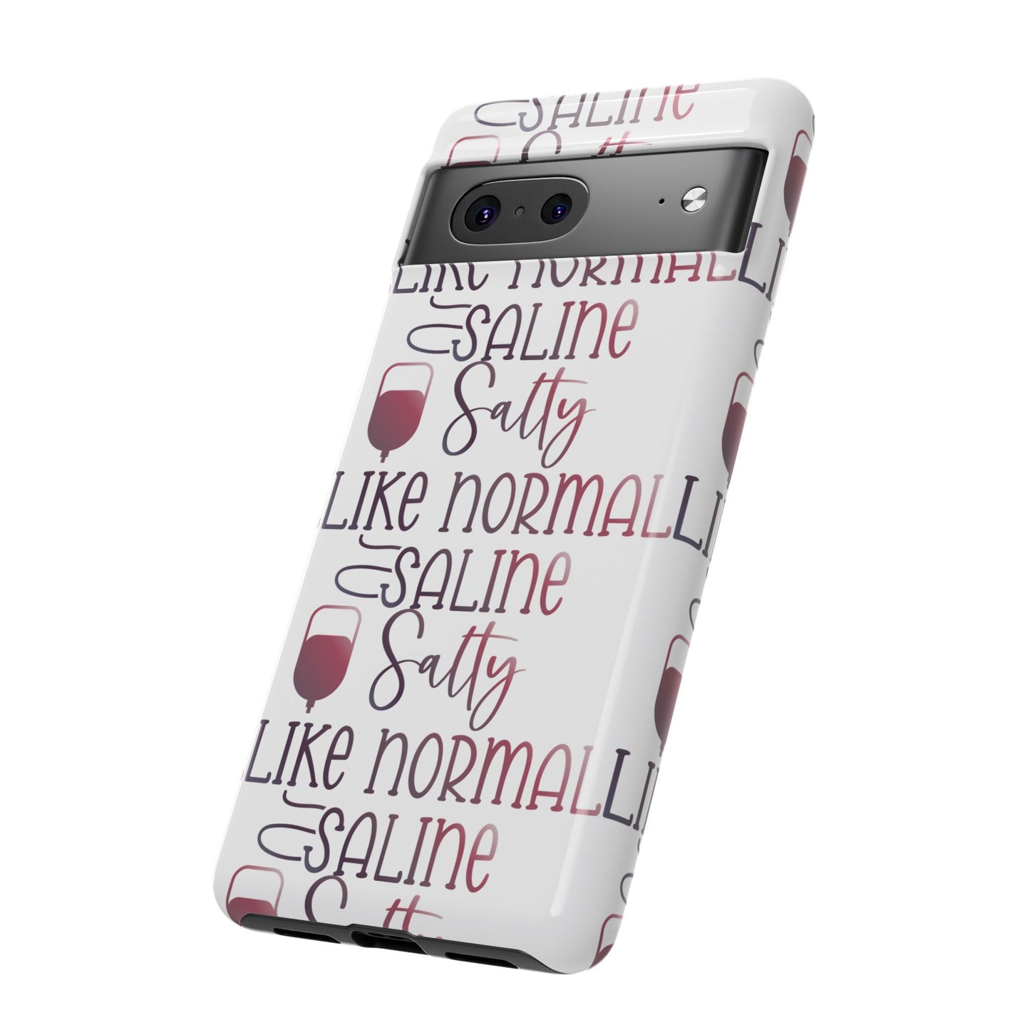 Google Pixel Tough Case - Salty Saline Like Normal Saline - White