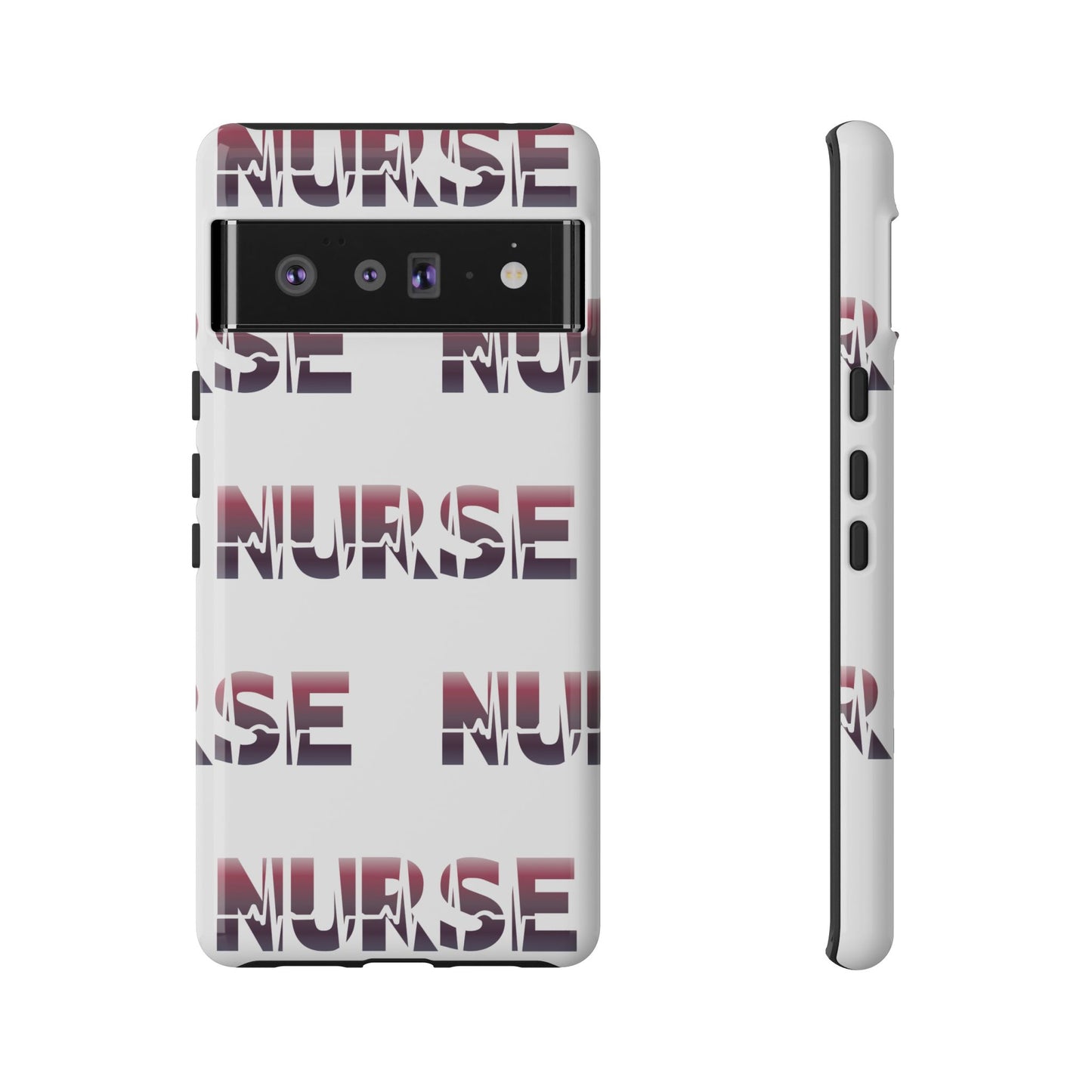 Google Pixel Tough Case - Nurse Pulse - White