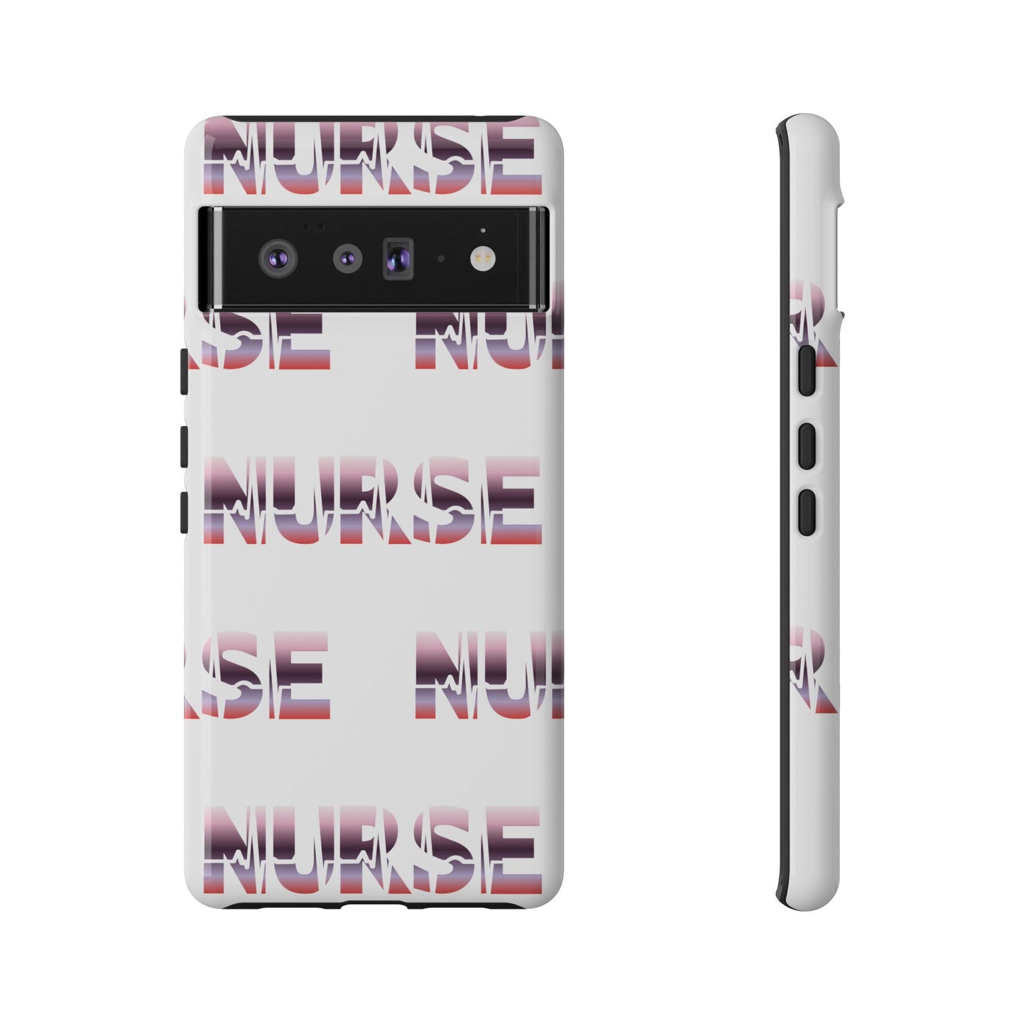 Google Pixel Tough Case - Nurse Pulse - White