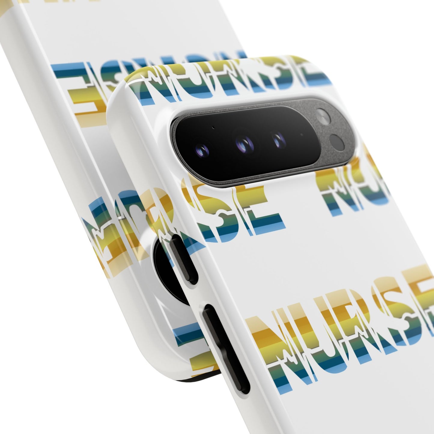 Google Pixel Tough Case - Nurse Pulse - White