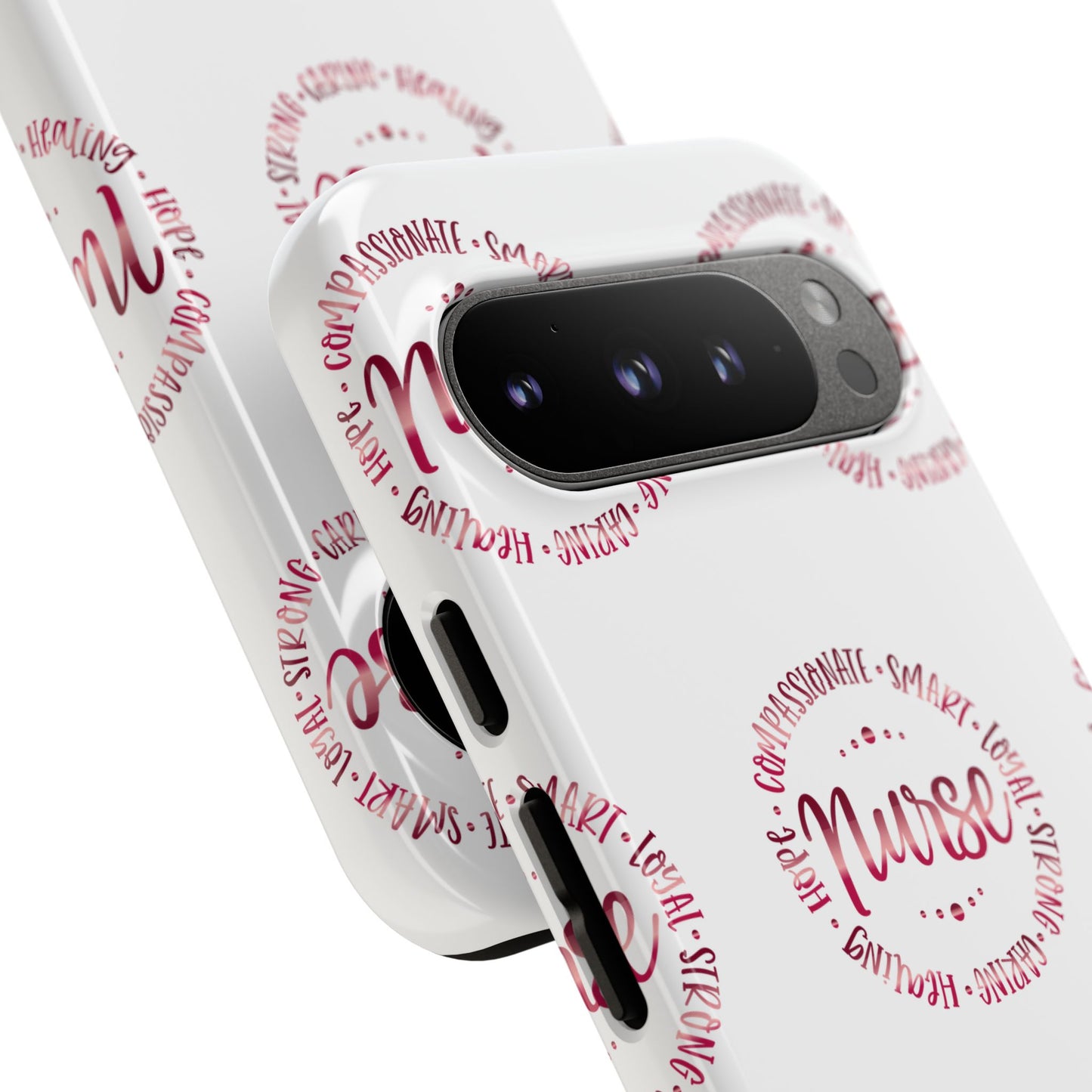 Google Pixel Tough Case - Nurse Circle - White