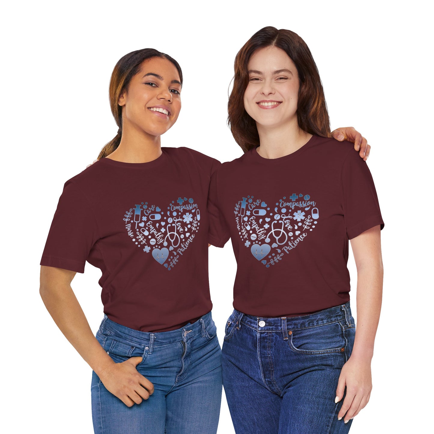 Monogram Heart 1 blue steel