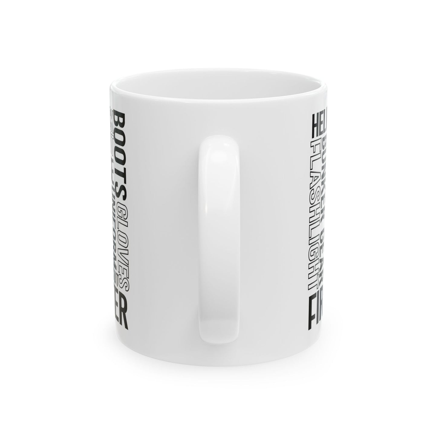 Fire Figther Subway Art Mug, (11oz, 15oz)