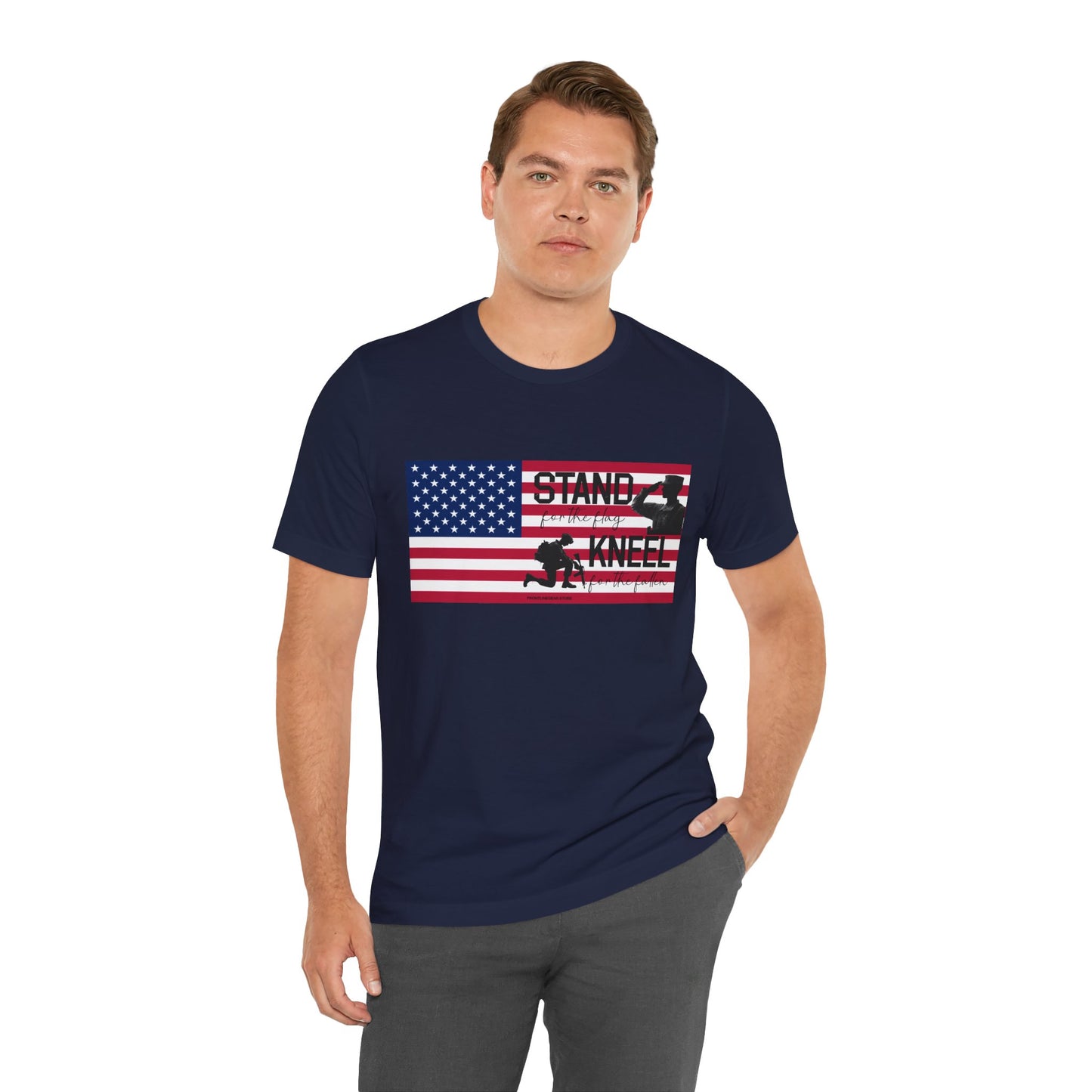 Stand for the Flag, Kneel for the Fallen - Male