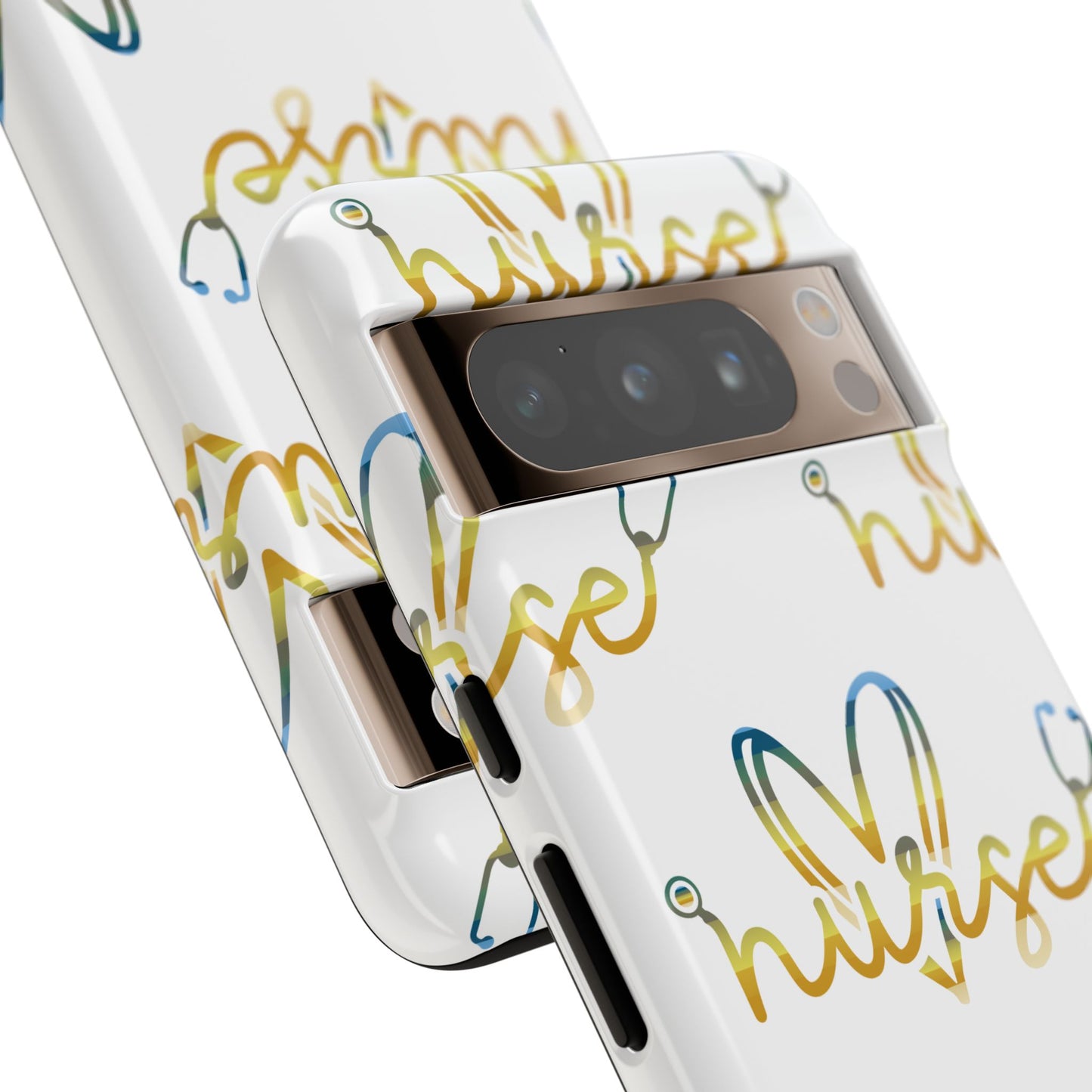 Google Pixel Tough Case - Nurse Stethoscope - White