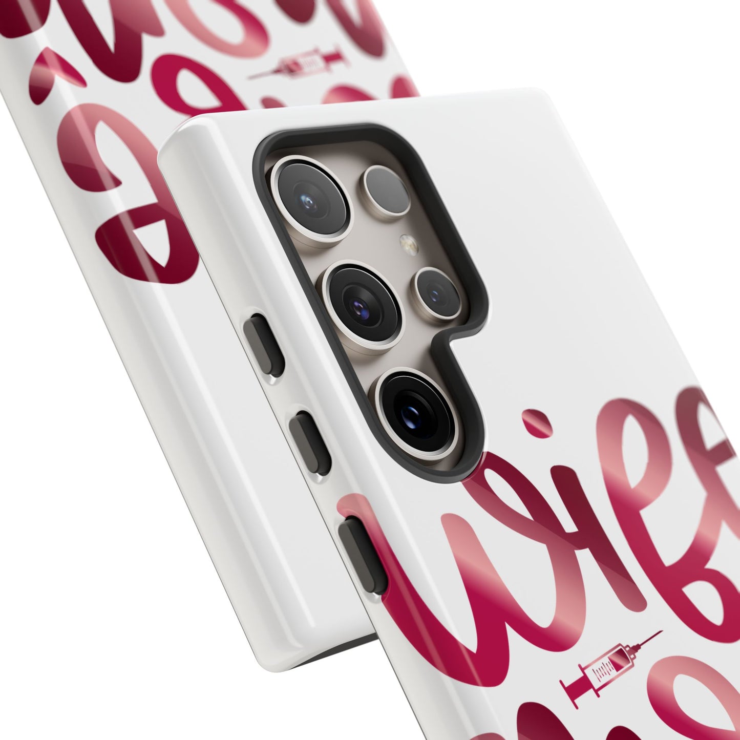 Samsung Galaxy Tough Case - Wife Mom Nurse - White