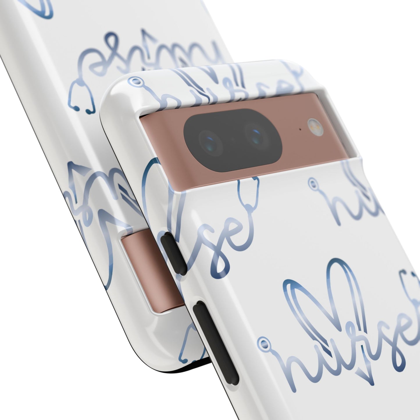 Google Pixel Tough Case - Nurse Stethoscope - White