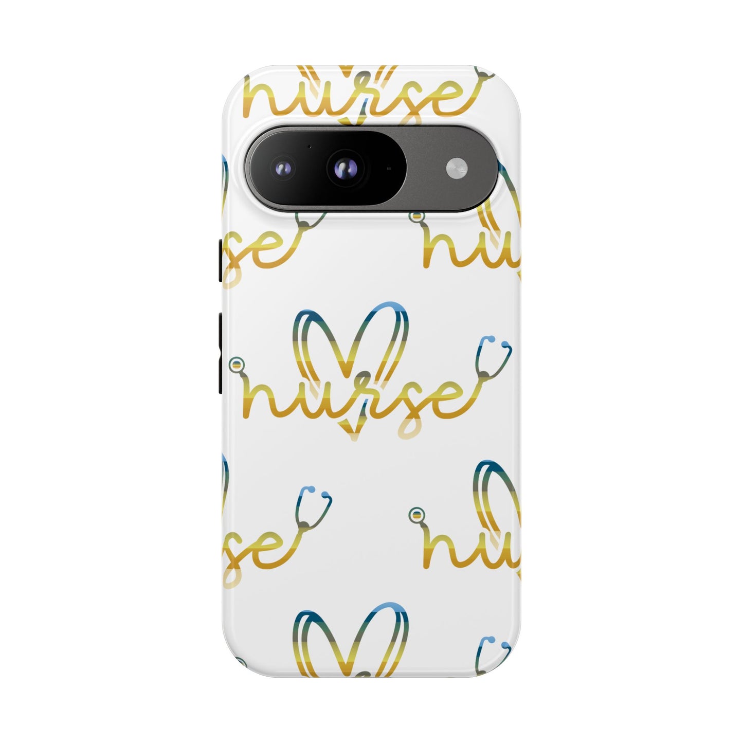 Google Pixel Tough Case - Nurse Stethoscope - White