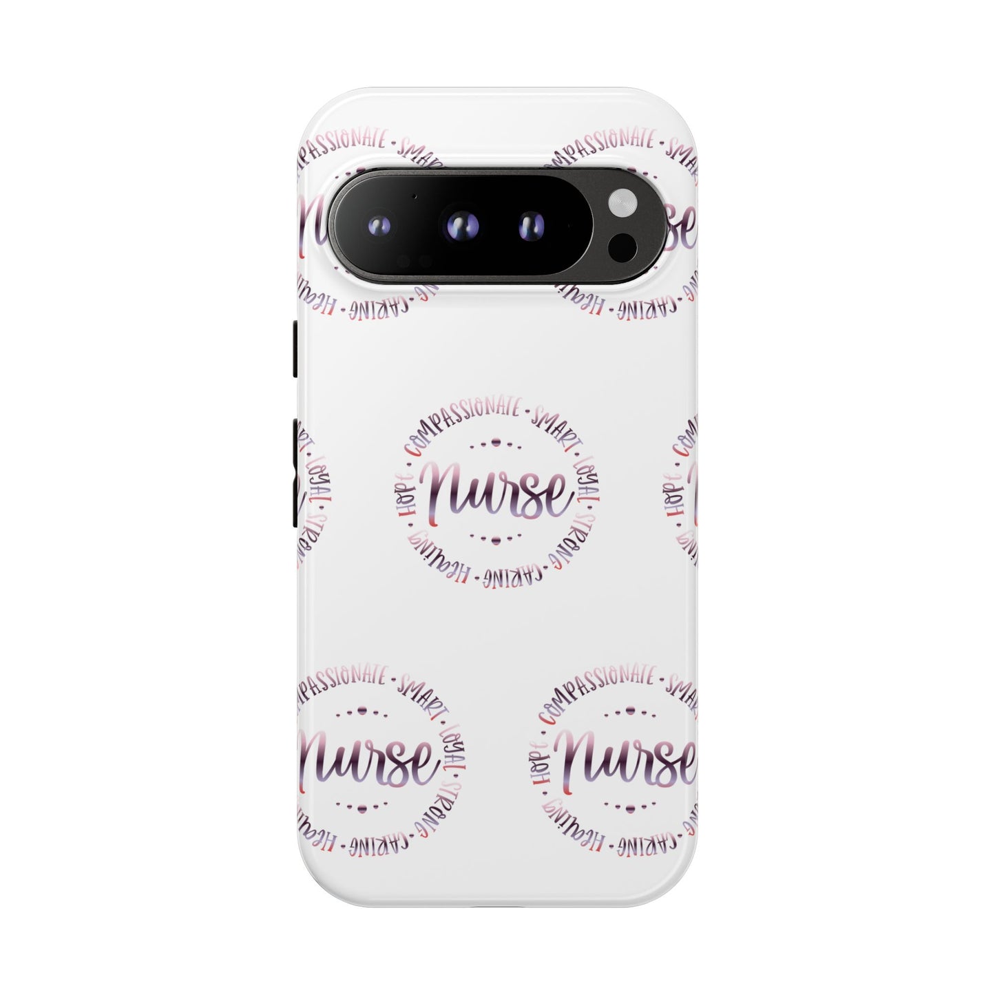 Google Pixel Tough Case - Nurse Circle - White