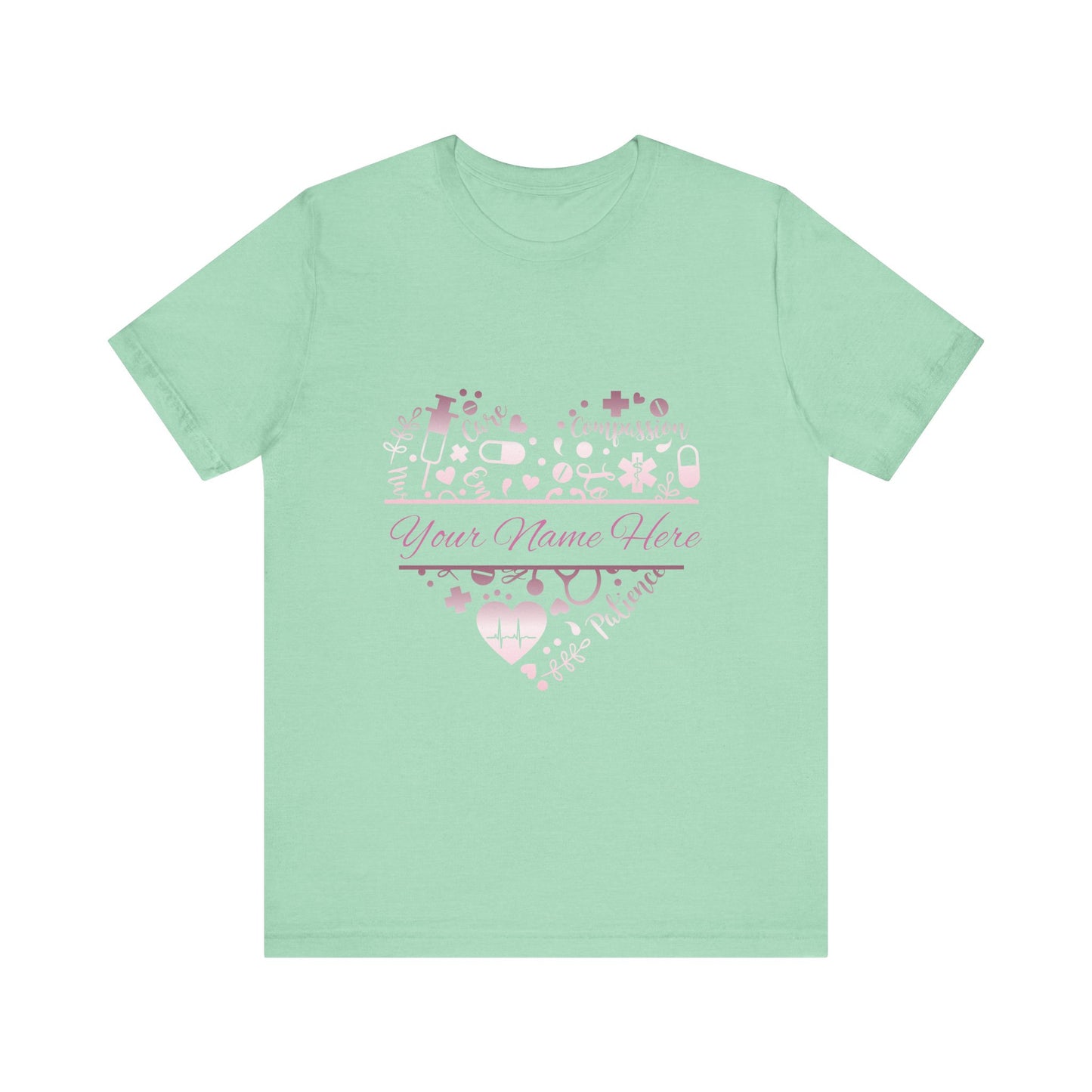 Monogram Heart rose gold