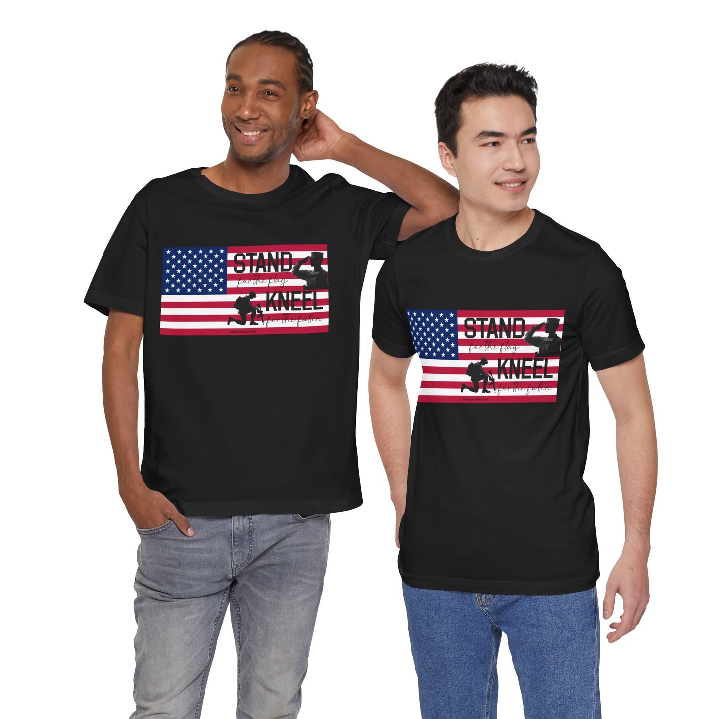 Stand for the Flag, Kneel for the Fallen - Male