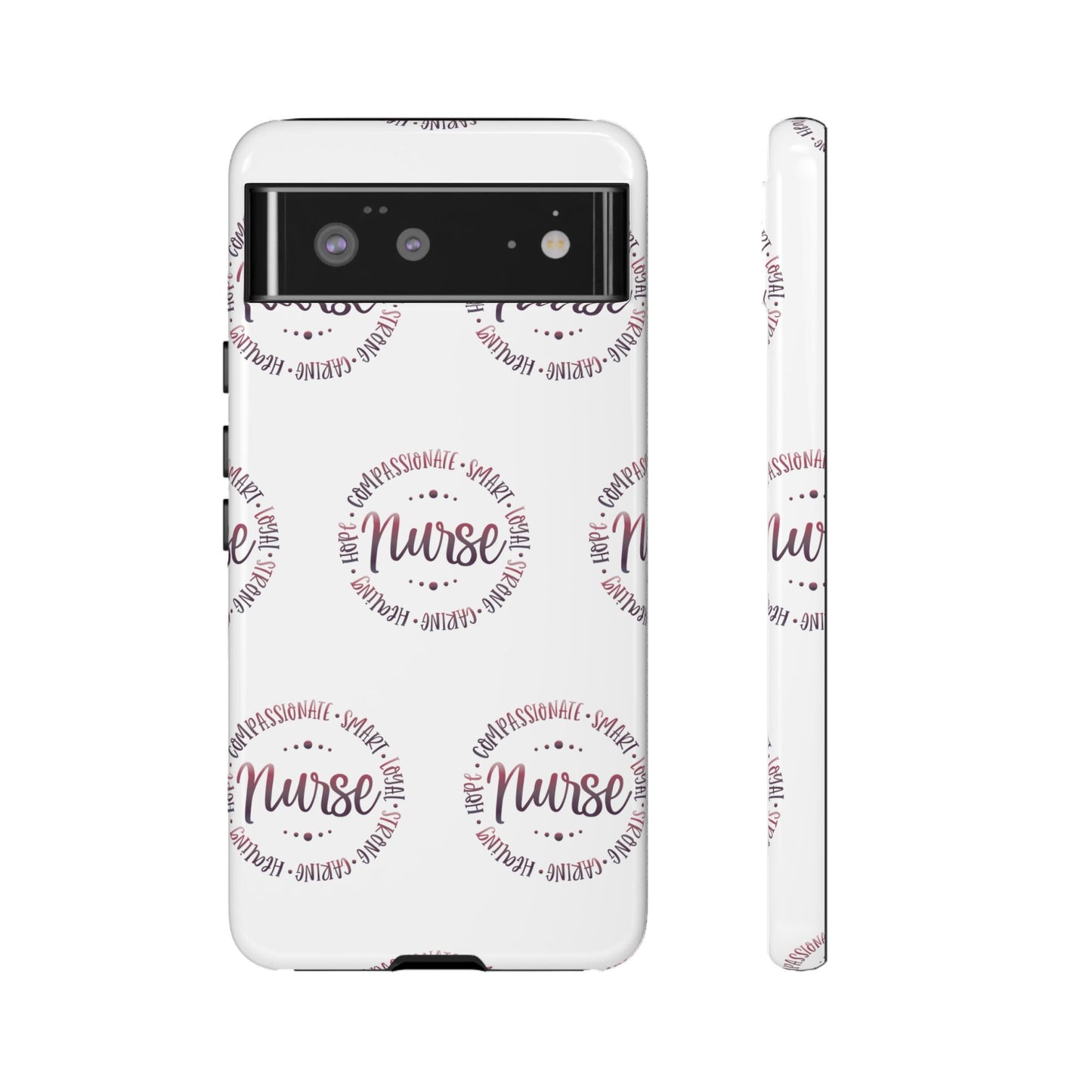 Google Pixel Tough Case - Nurse Circle - White