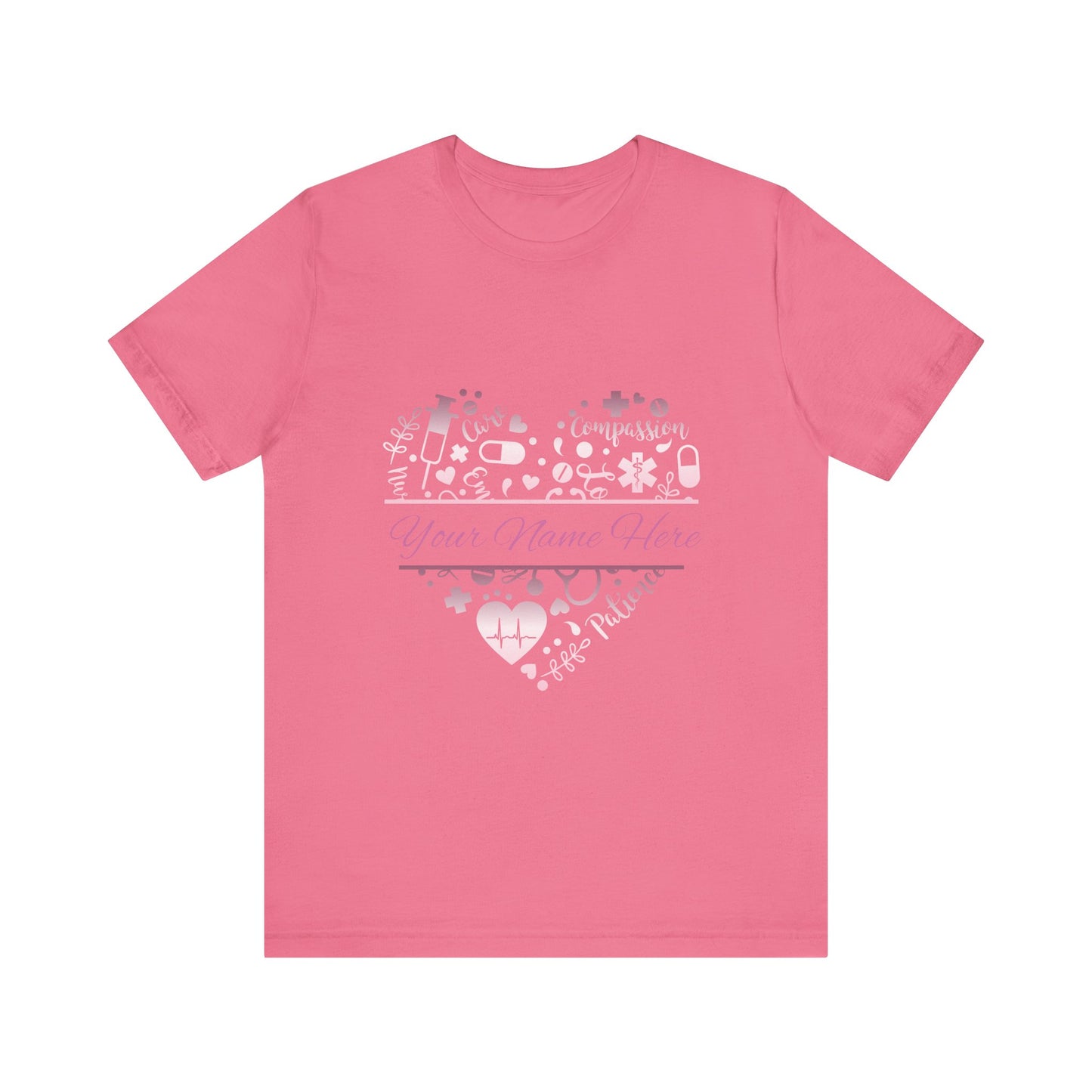 Monogram Heart rose gold