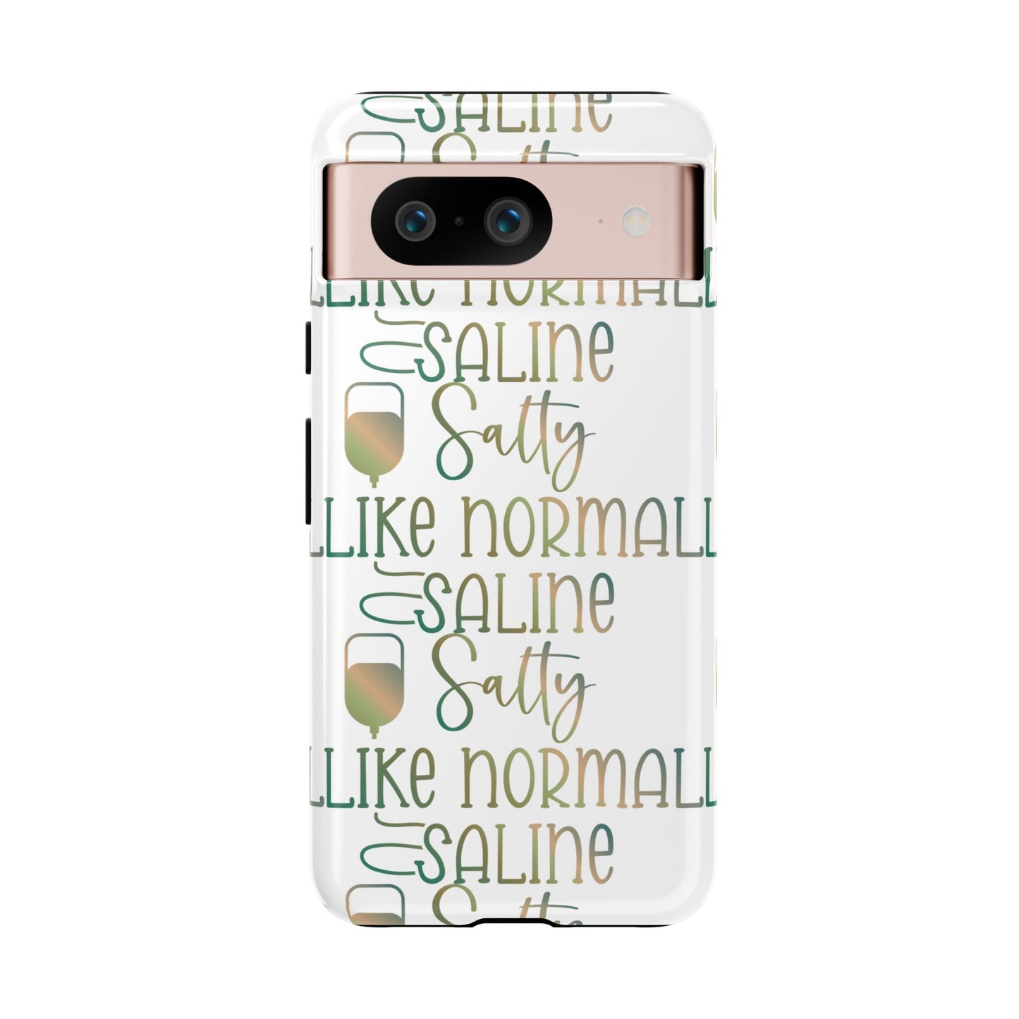 Google Pixel Tough Case - Salty Saline Like Normal Saline - White