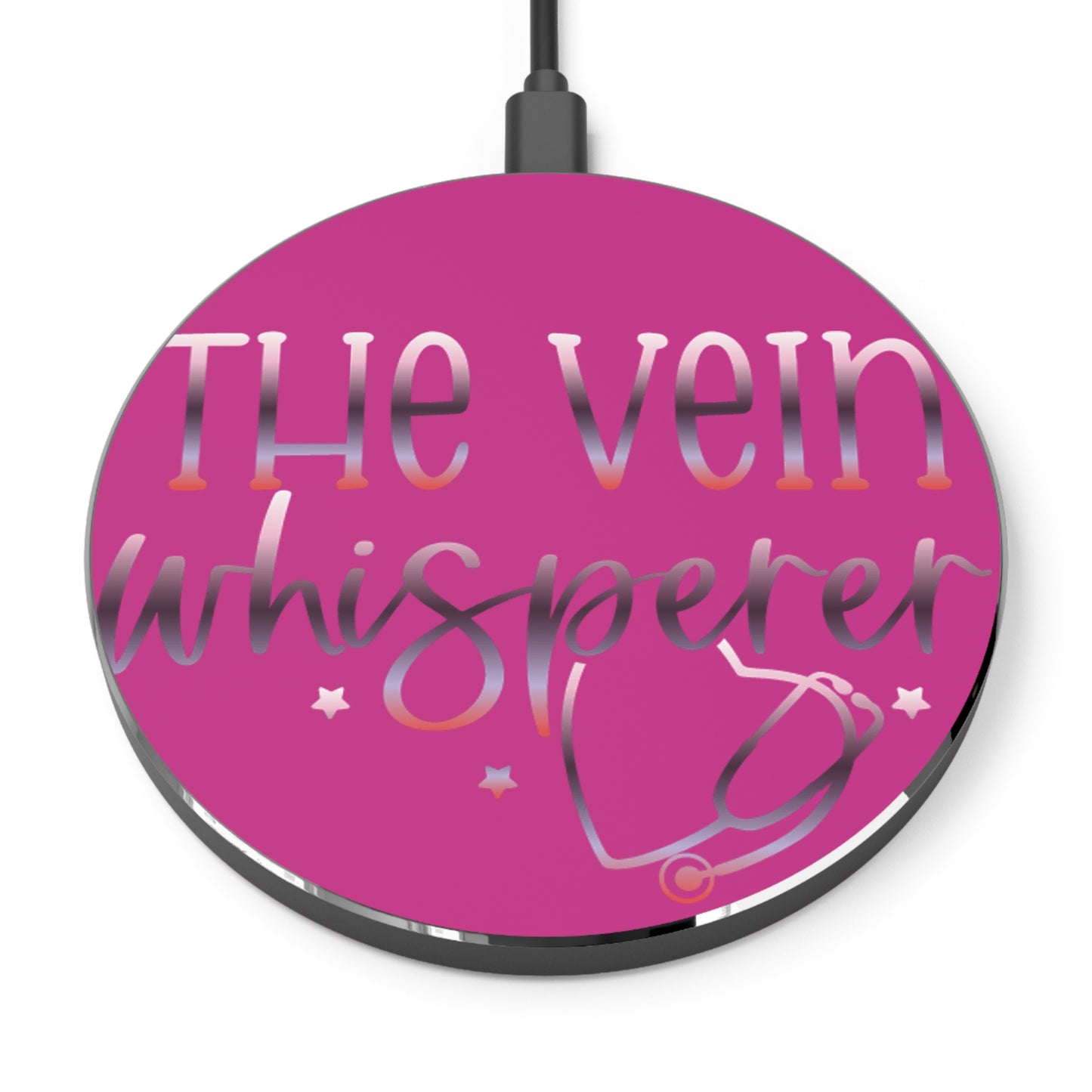 The Vein Whisperer Wireless Charger | Fast Charging Pad for Healthcare Professionals