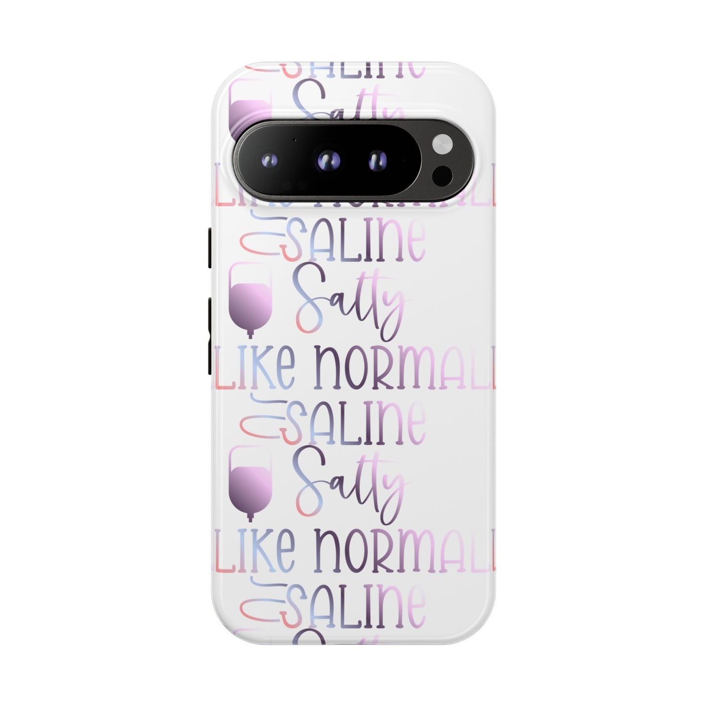 Google Pixel Tough Case - Salty Saline Like Normal Saline - White