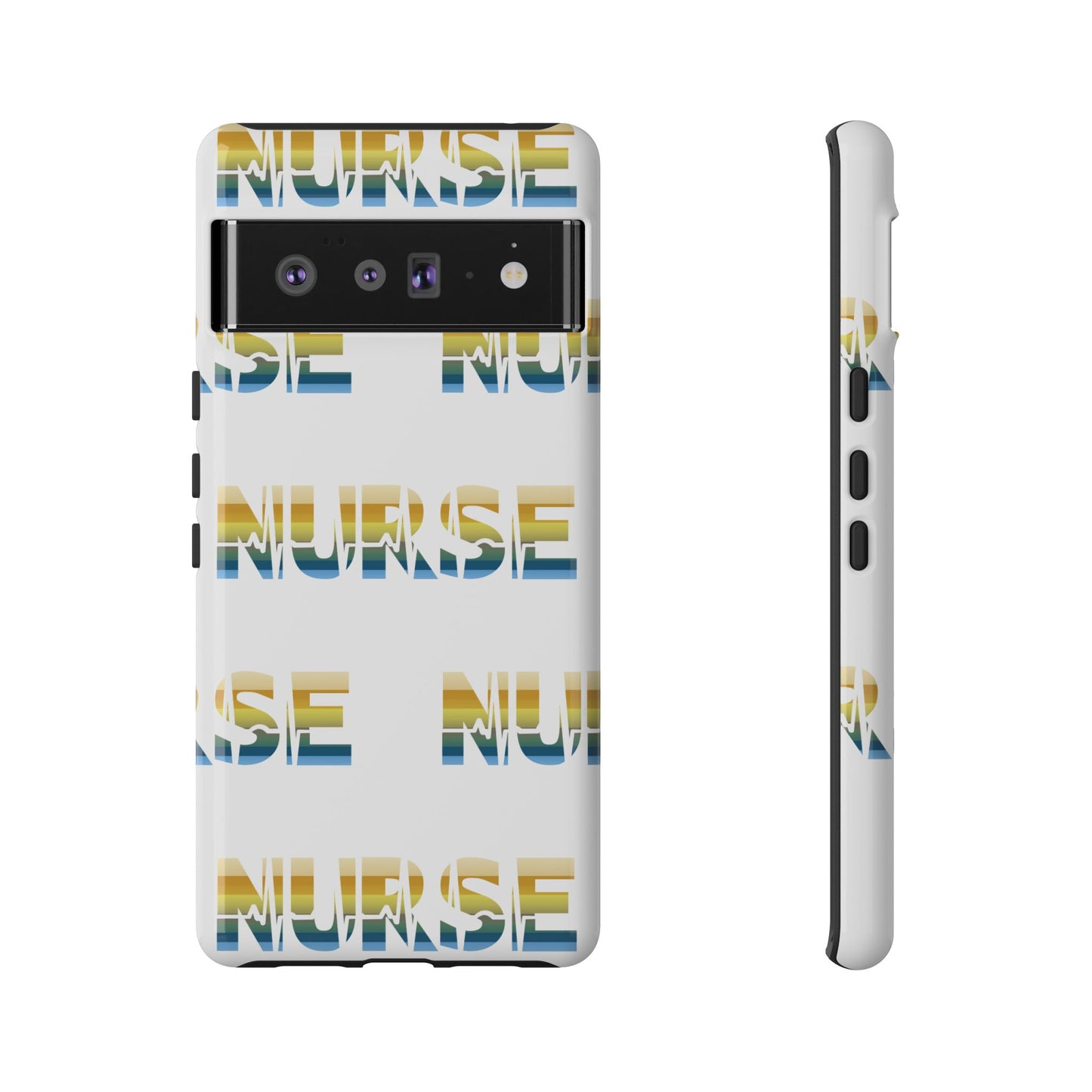 Google Pixel Tough Case - Nurse Pulse - White