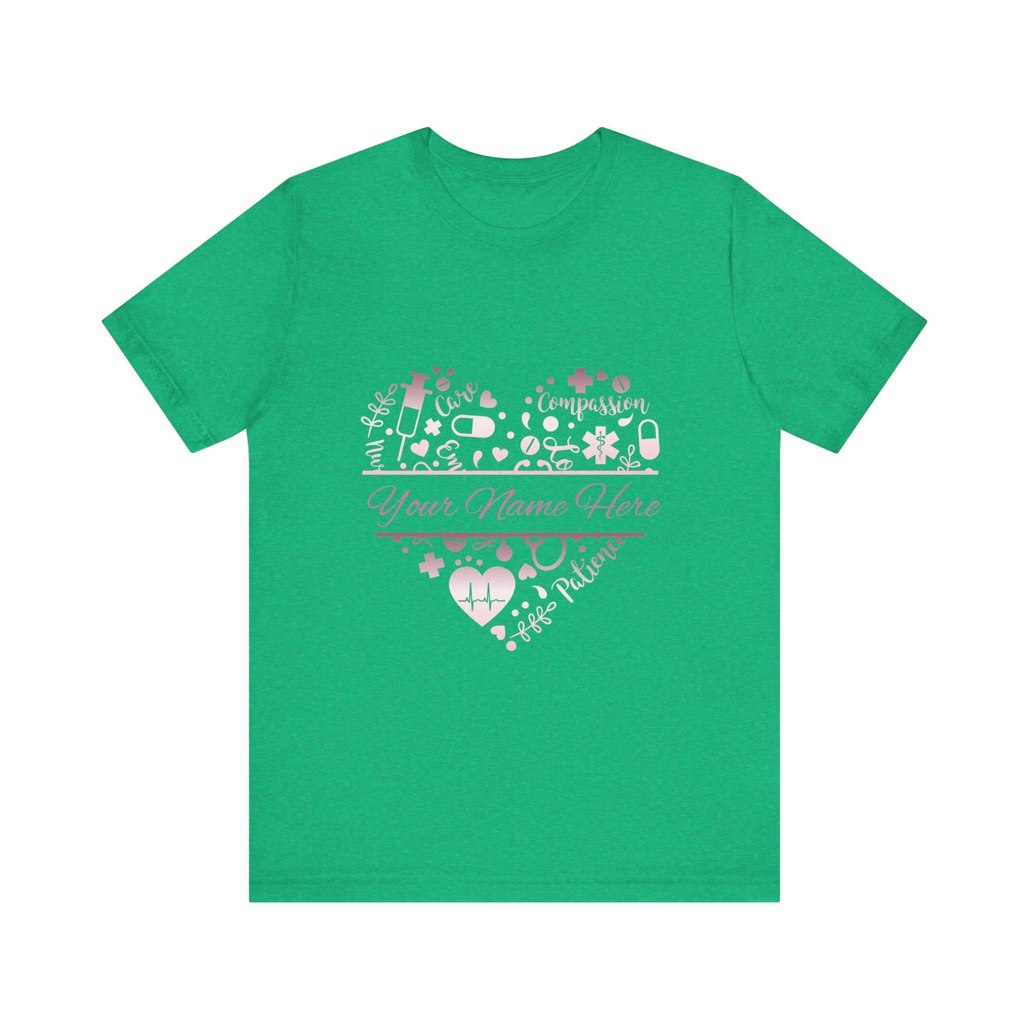 Monogram Heart rose gold