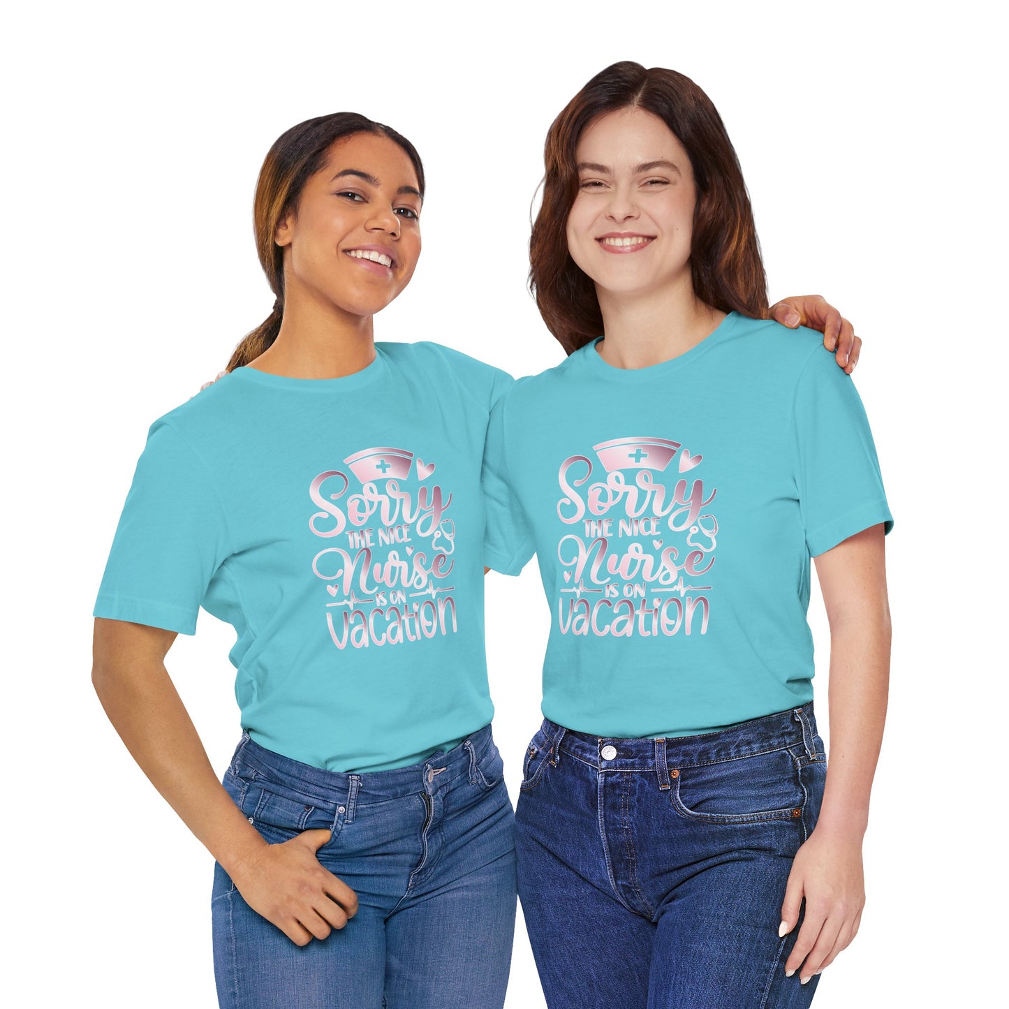 Sorry The Nice Nurse Is On Vacation rose gold