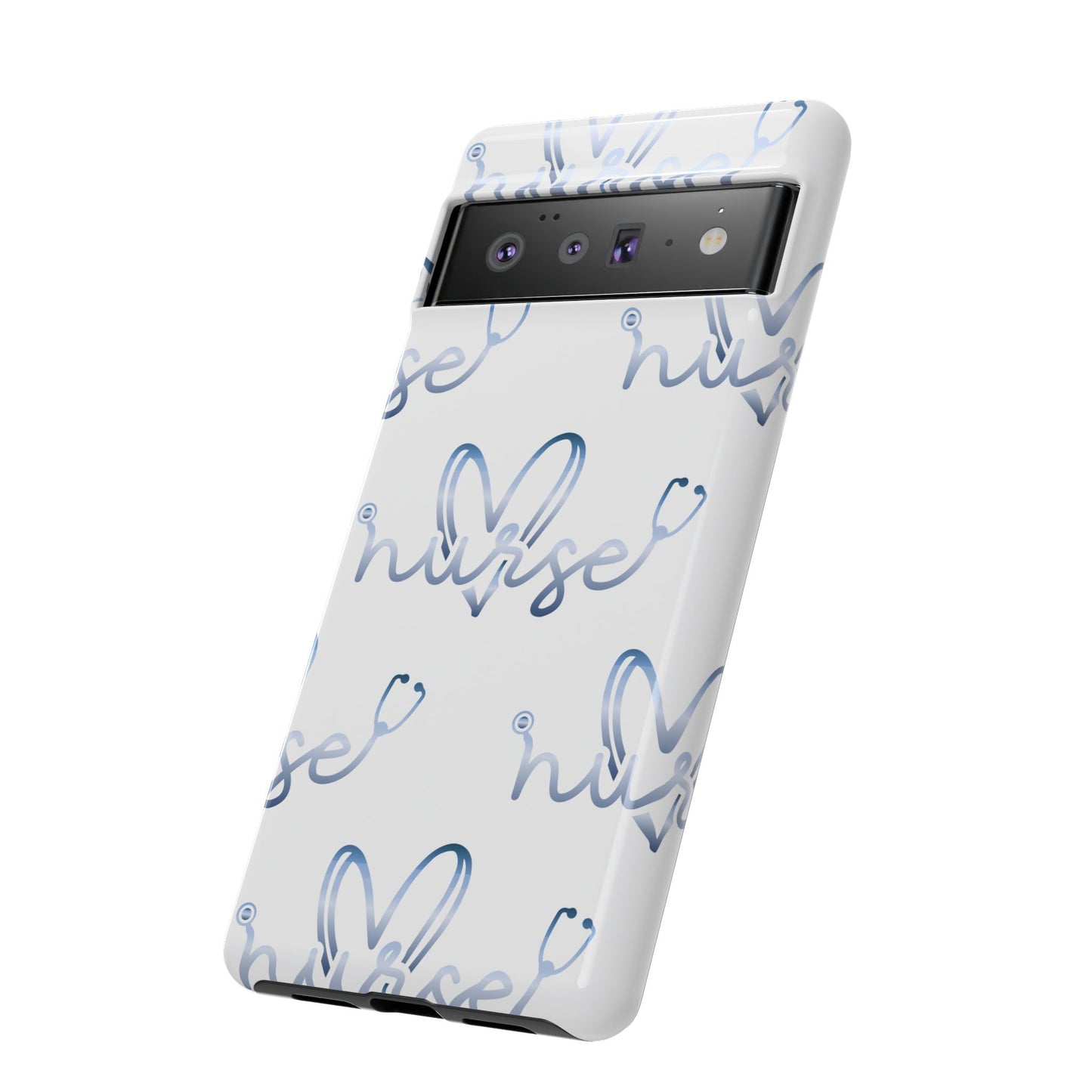 Google Pixel Tough Case - Nurse Stethoscope - White