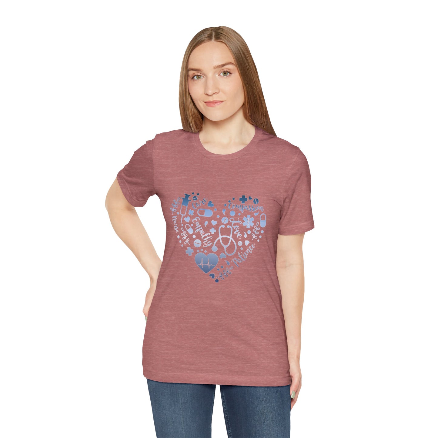 Monogram Heart 1 blue steel