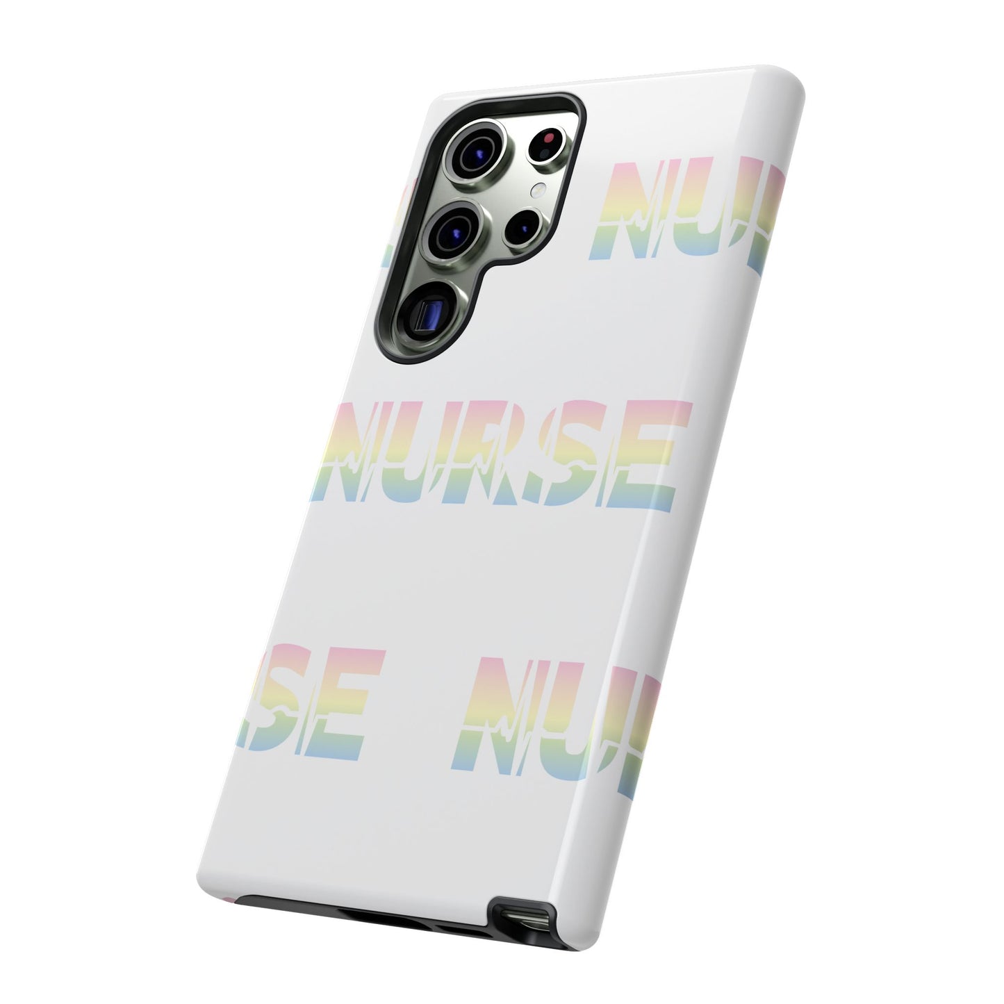 Samsung Tough Case - Nurse Pulse - White