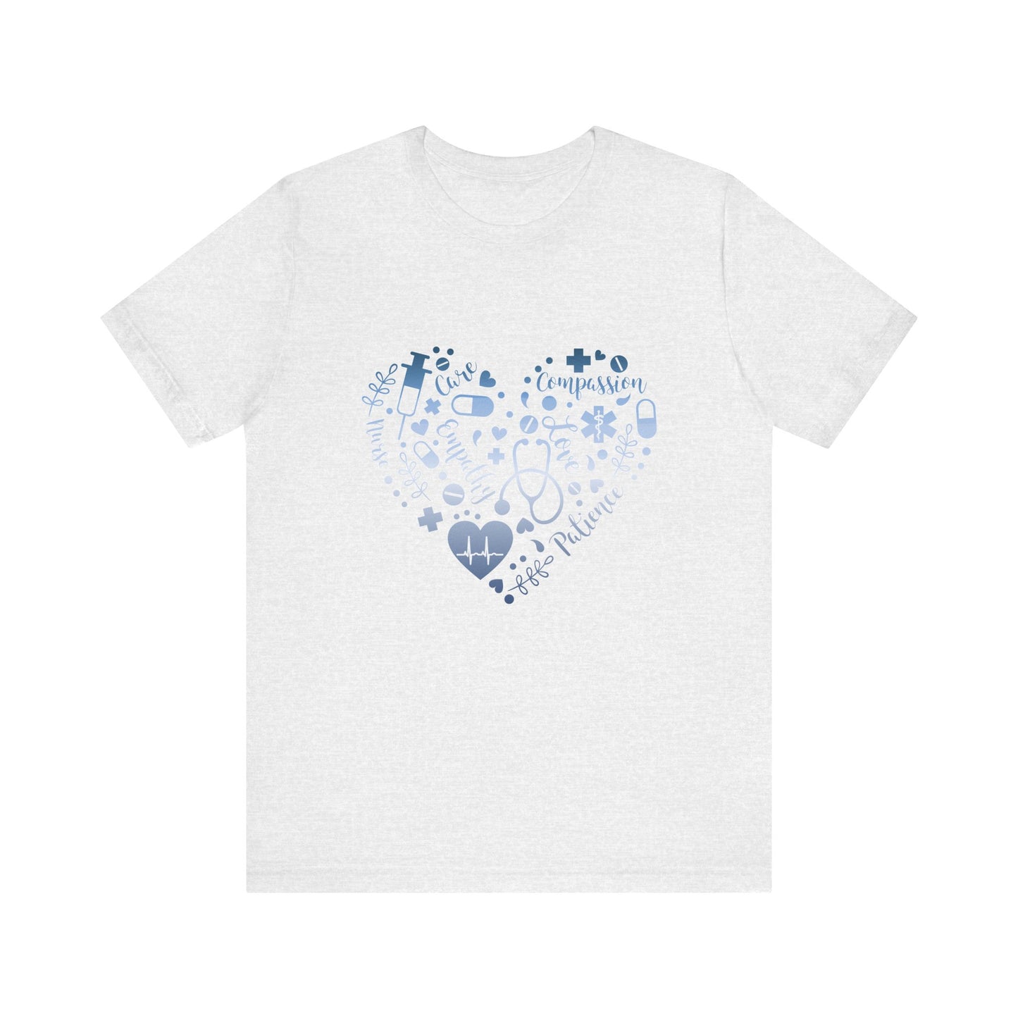 Monogram Heart 1 blue steel
