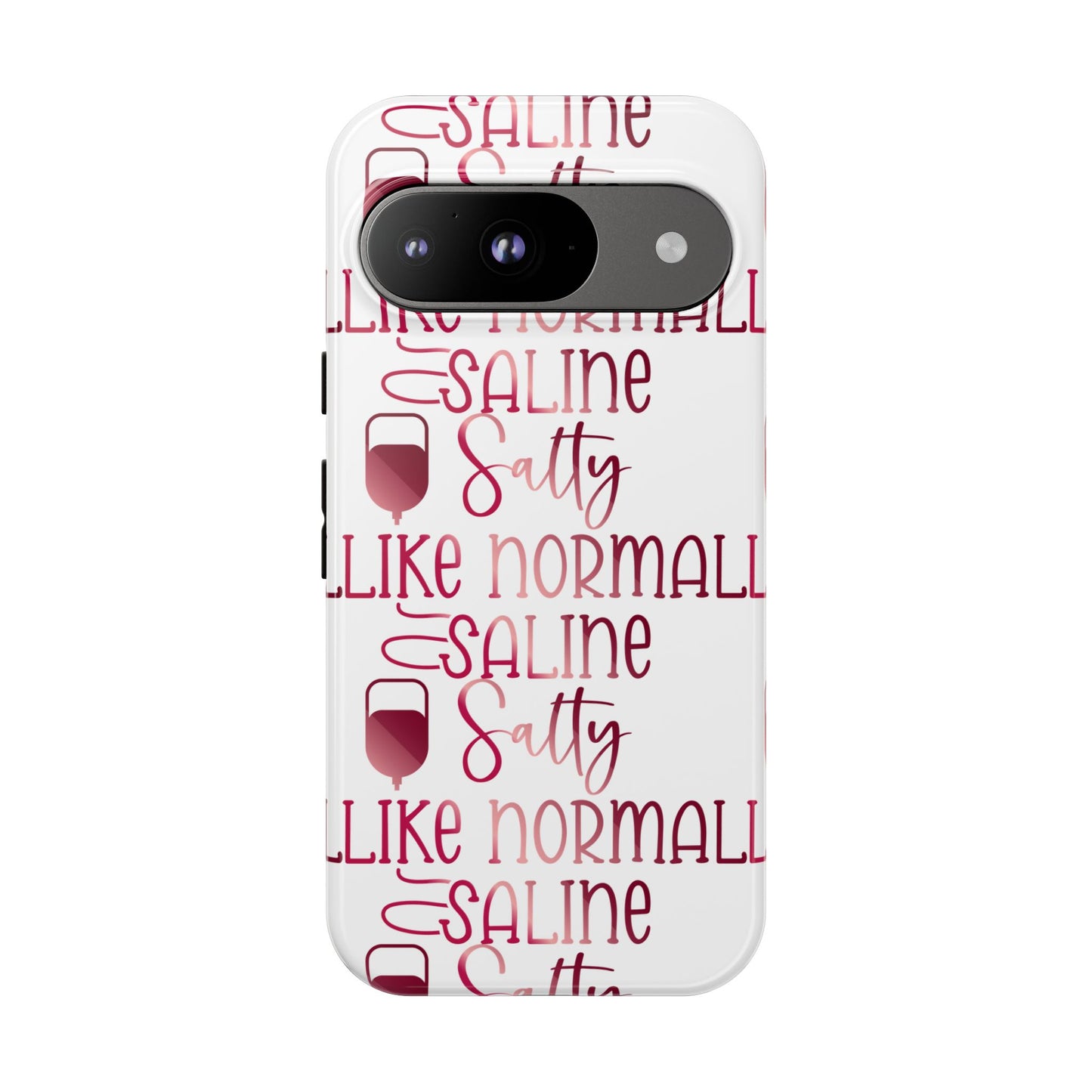 Google Pixel Tough Case - Salty Saline Like Normal Saline - White