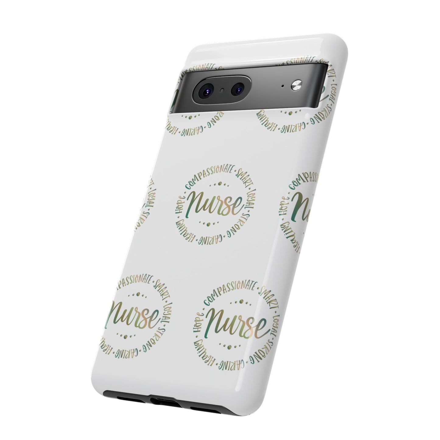 Google Pixel Tough Case - Nurse Circle - White