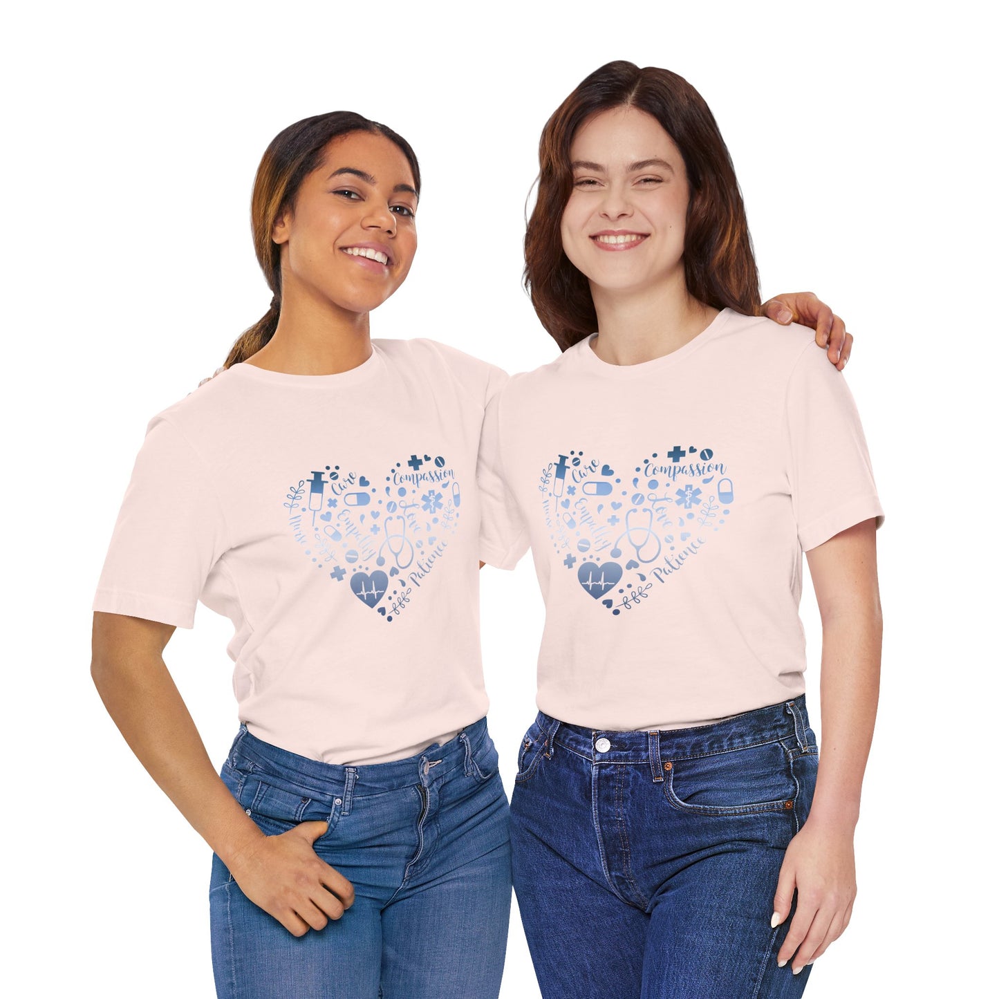Monogram Heart 1 blue steel