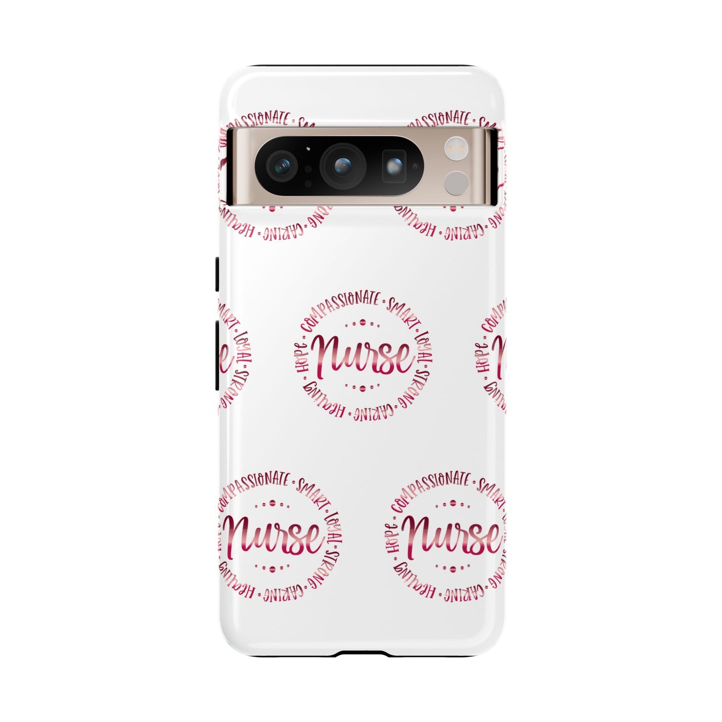 Google Pixel Tough Case - Nurse Circle - White