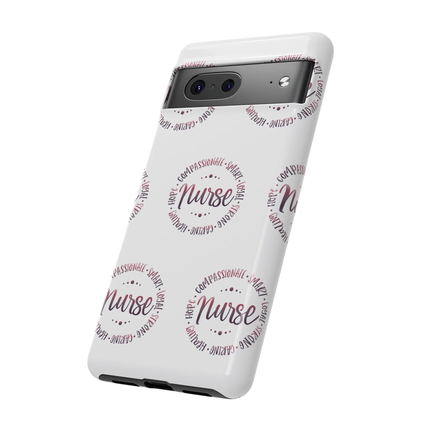 Google Pixel Tough Case - Nurse Circle - White