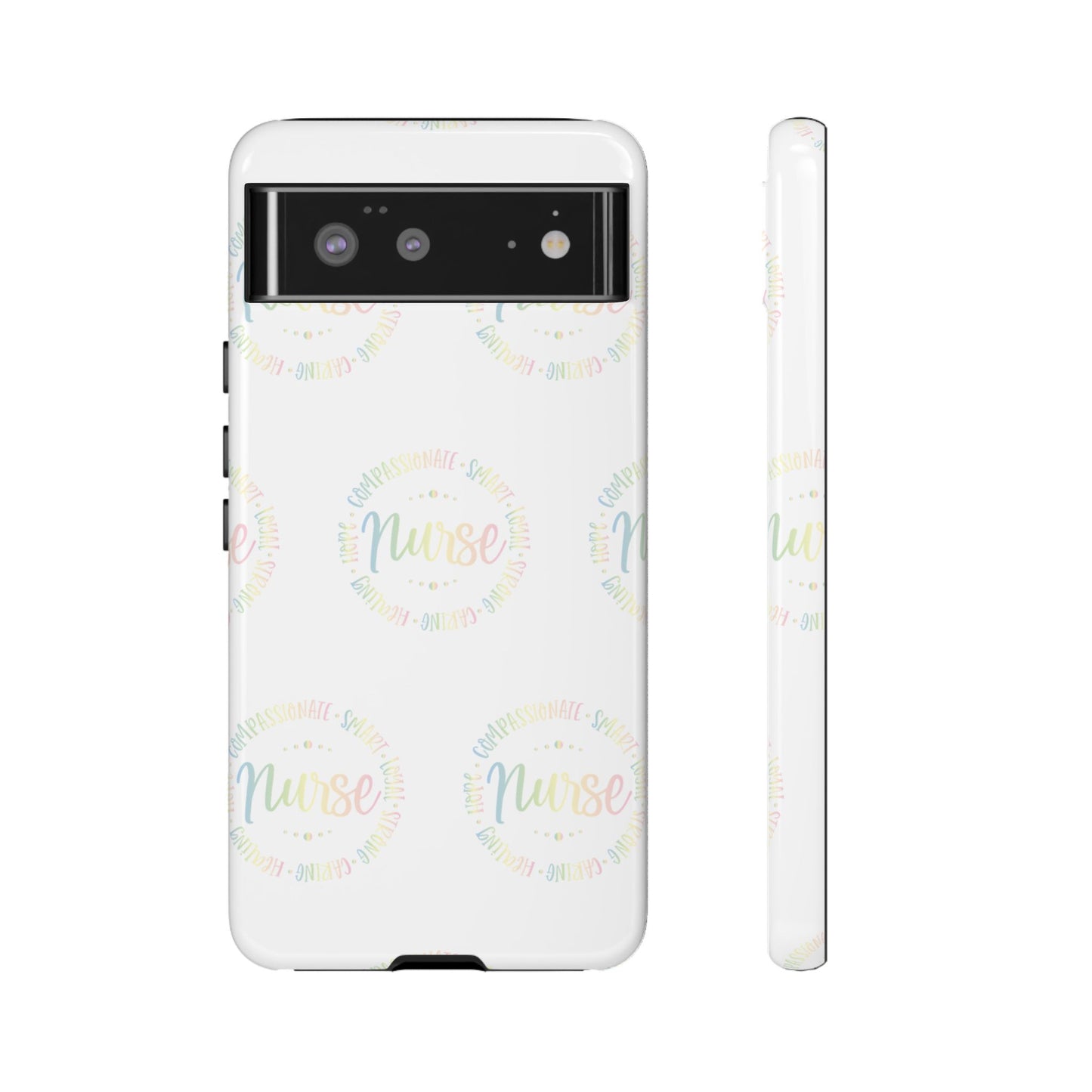 Google Pixel Tough Case - Nurse Circle - White