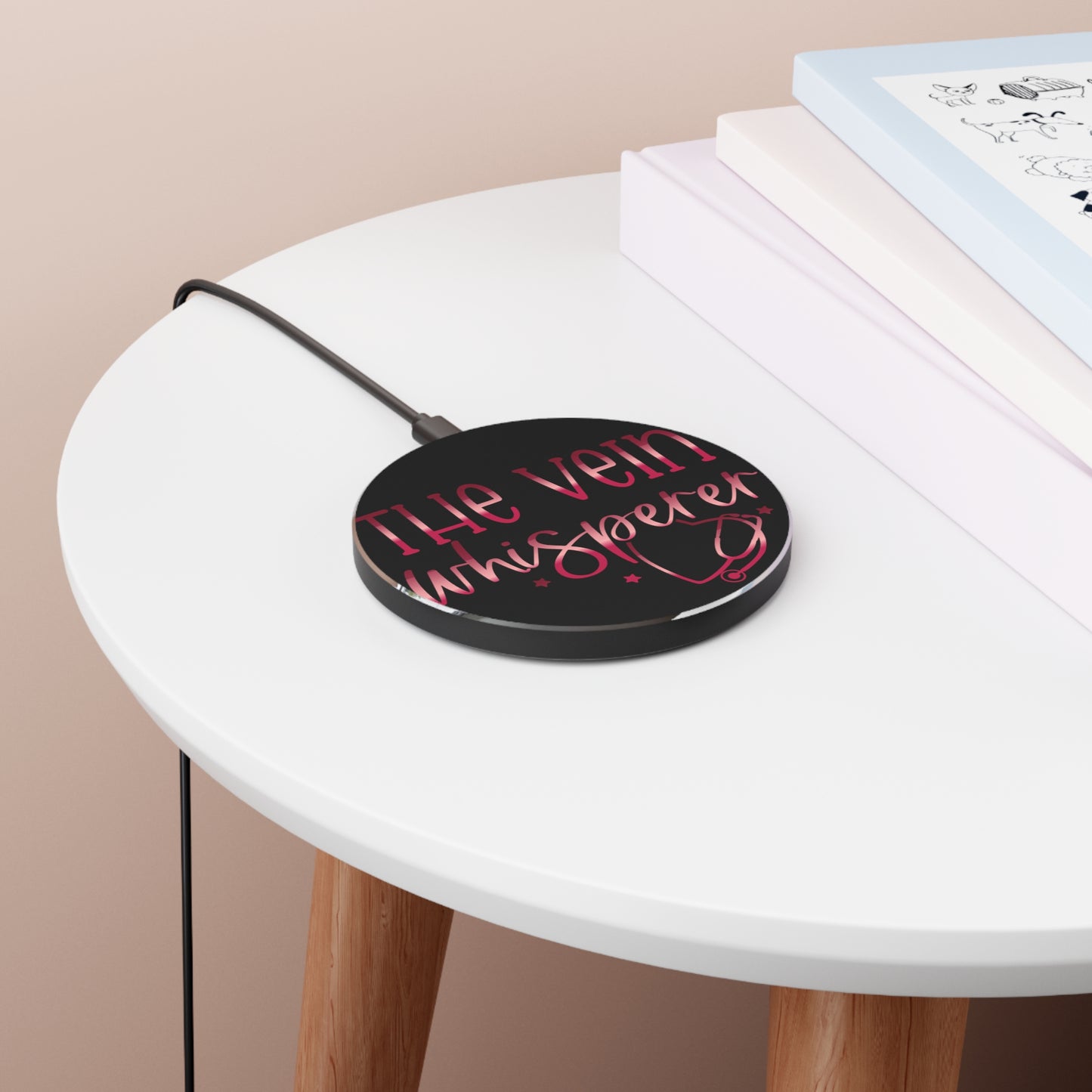 The Vein Whisperer Wireless Charger | Fast Charging Pad for Healthcare Professionals