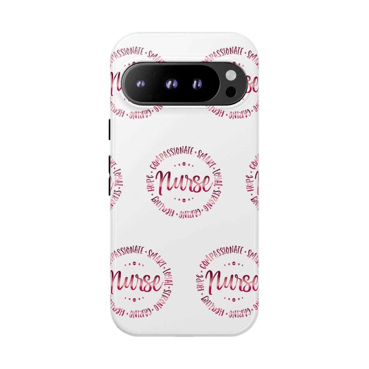 Google Pixel Tough Case - Nurse Circle - White