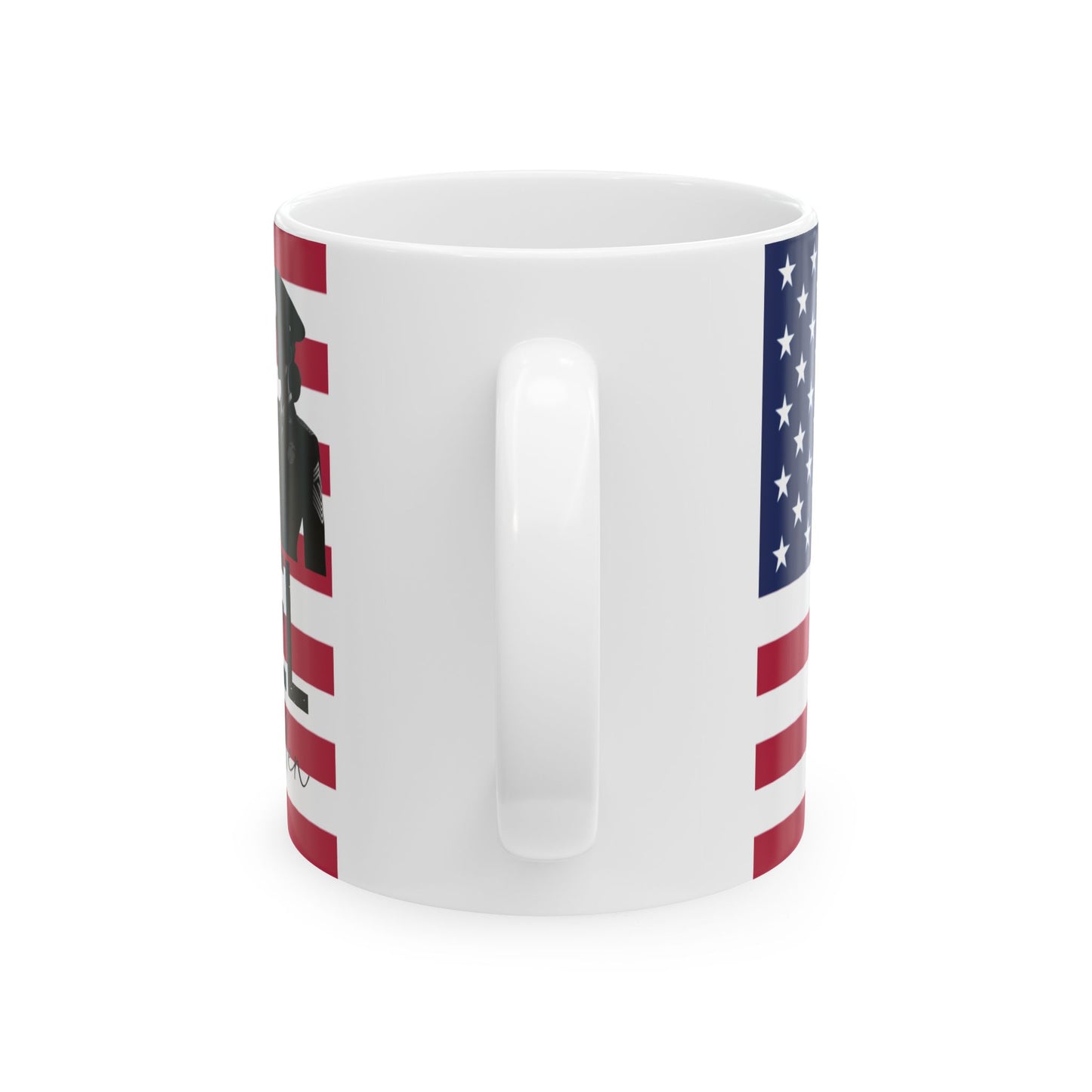 Stand for the flag, Kneel for the fallen (1) Ceramic Mug, (11oz, 15oz)