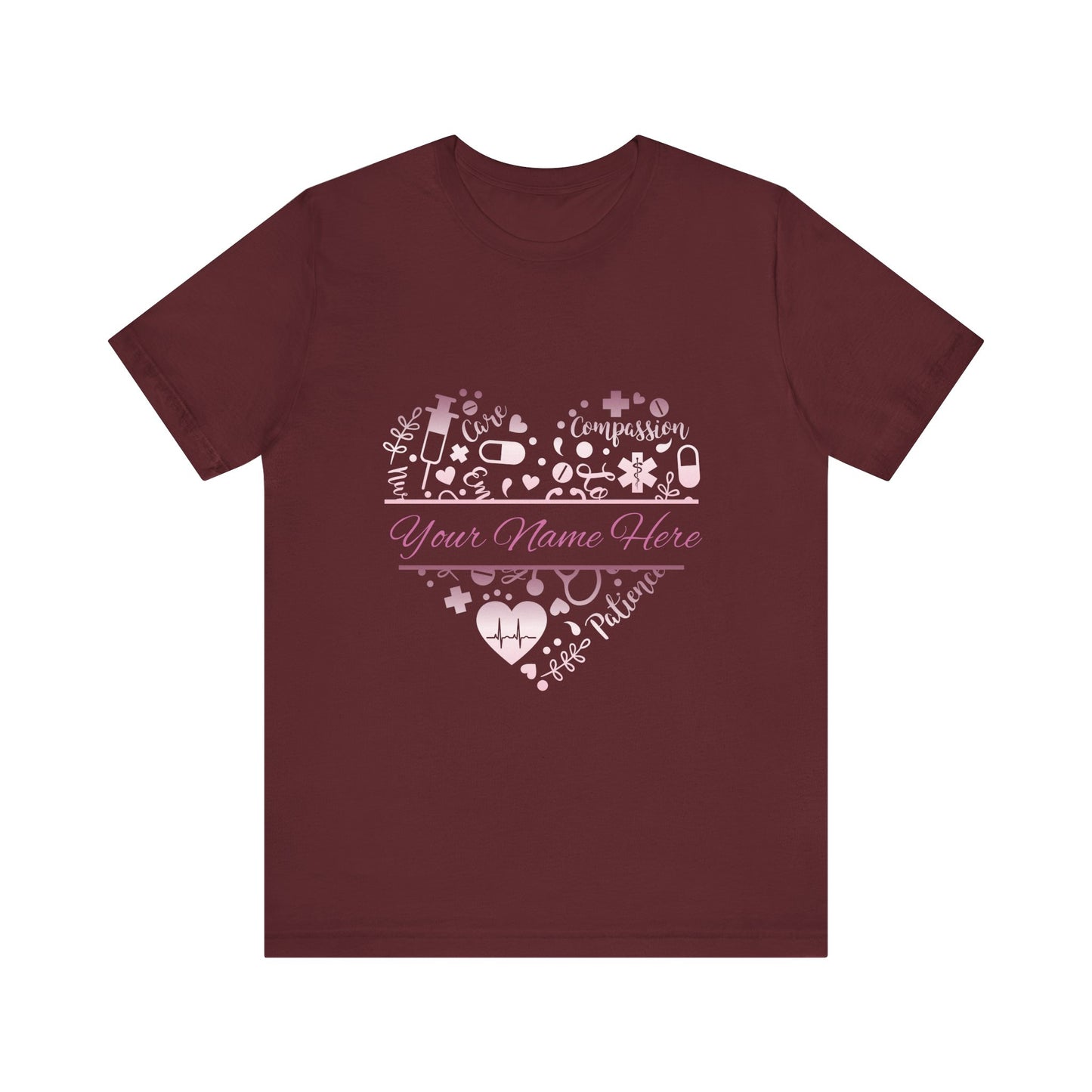 Monogram Heart rose gold