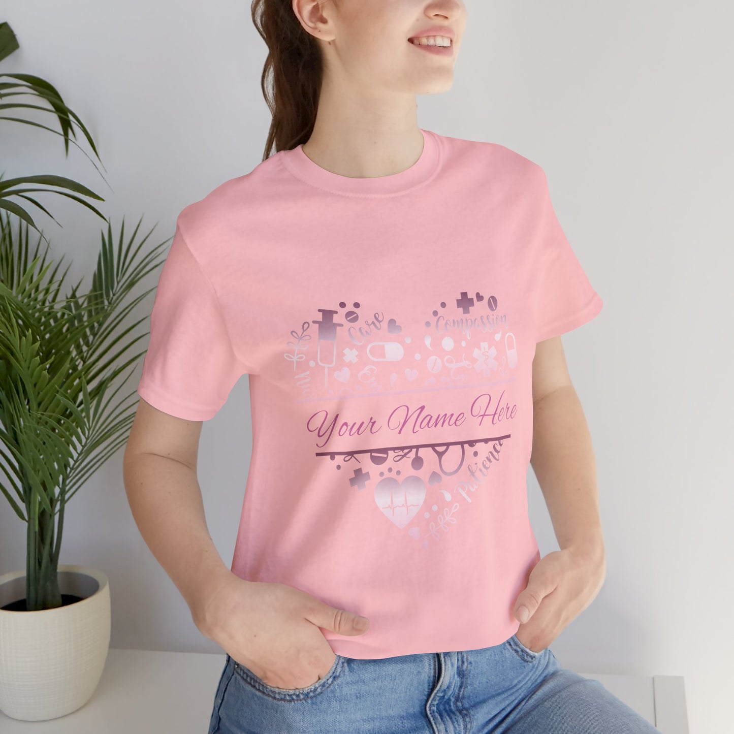 Monogram Heart rose gold