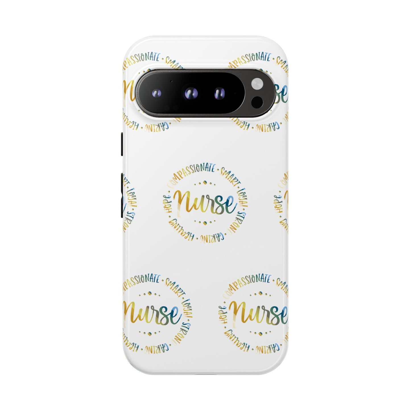 Google Pixel Tough Case - Nurse Circle - White