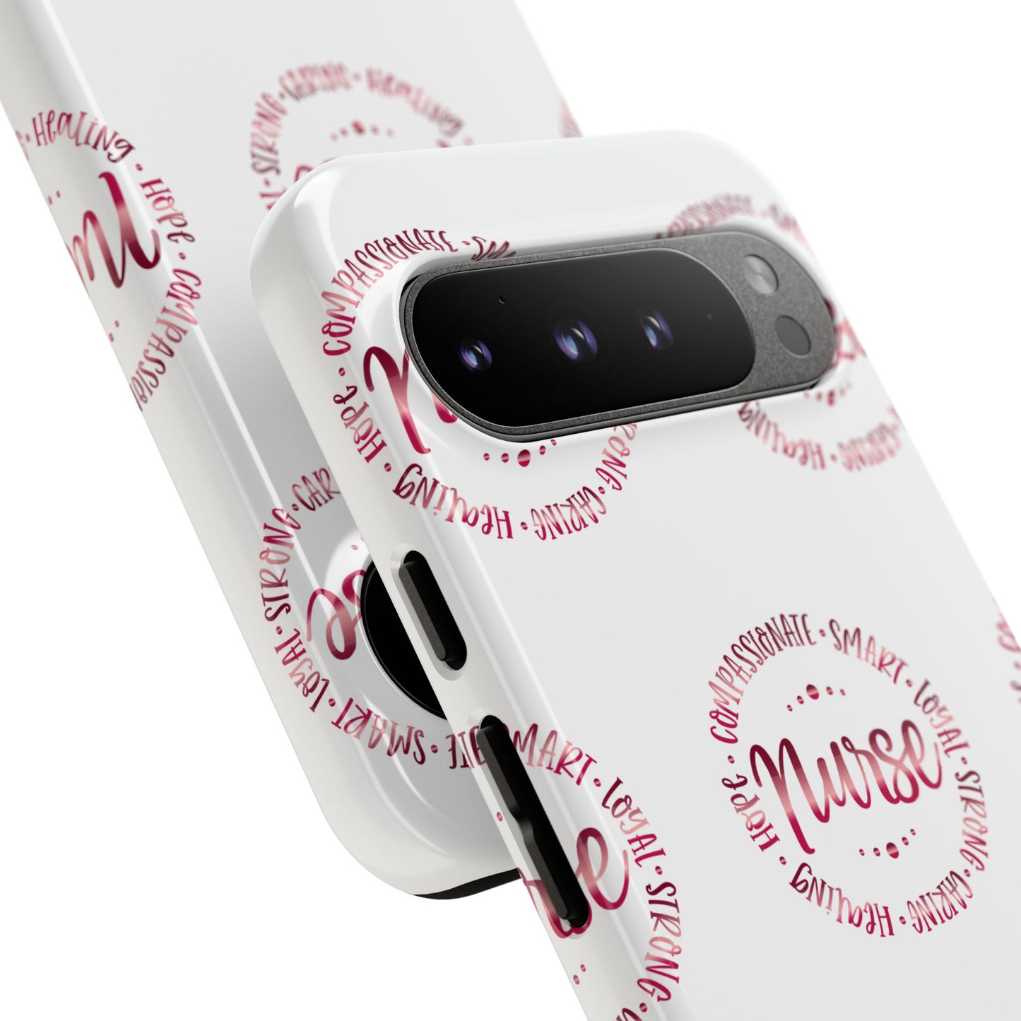 Google Pixel Tough Case - Nurse Circle - White