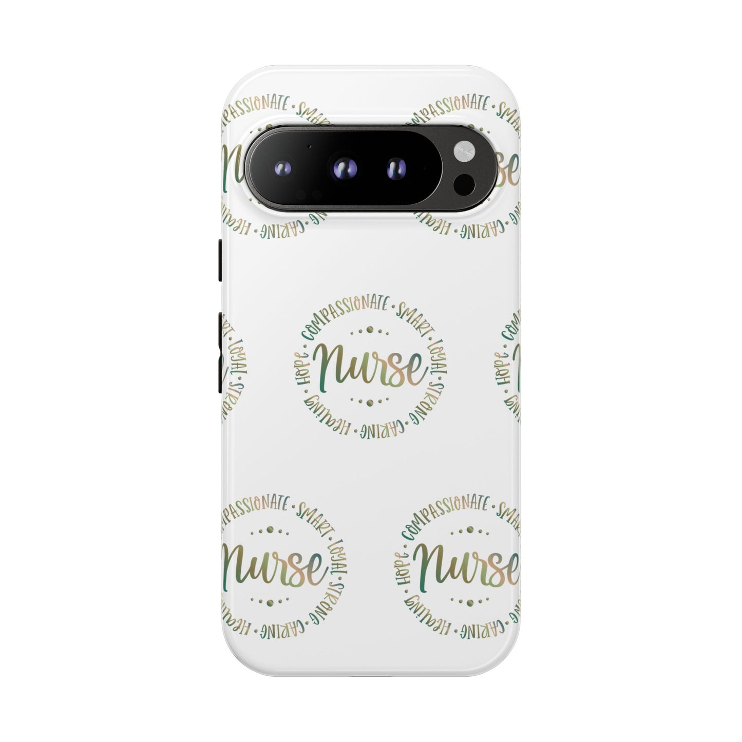 Google Pixel Tough Case - Nurse Circle - White