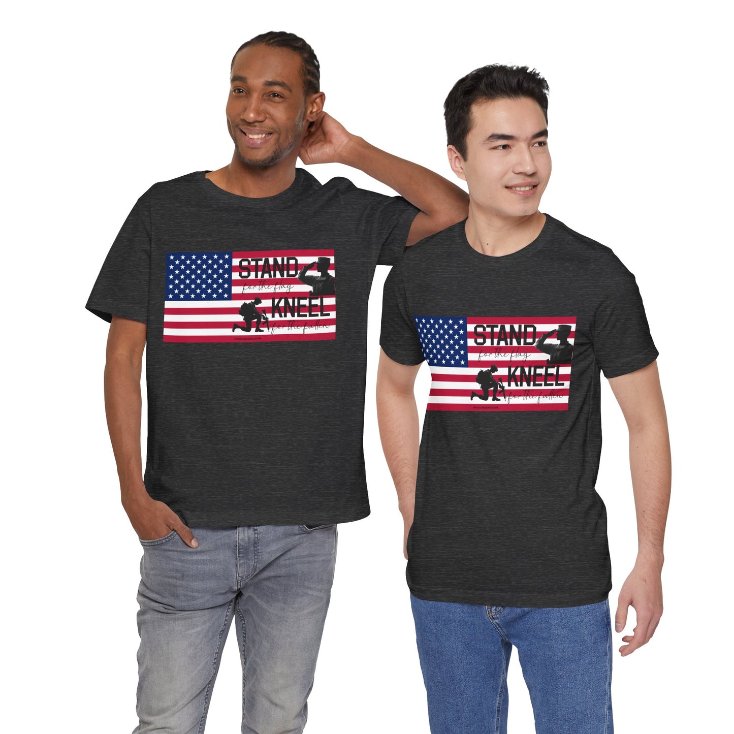 Stand for the Flag, Kneel for the Fallen - Male