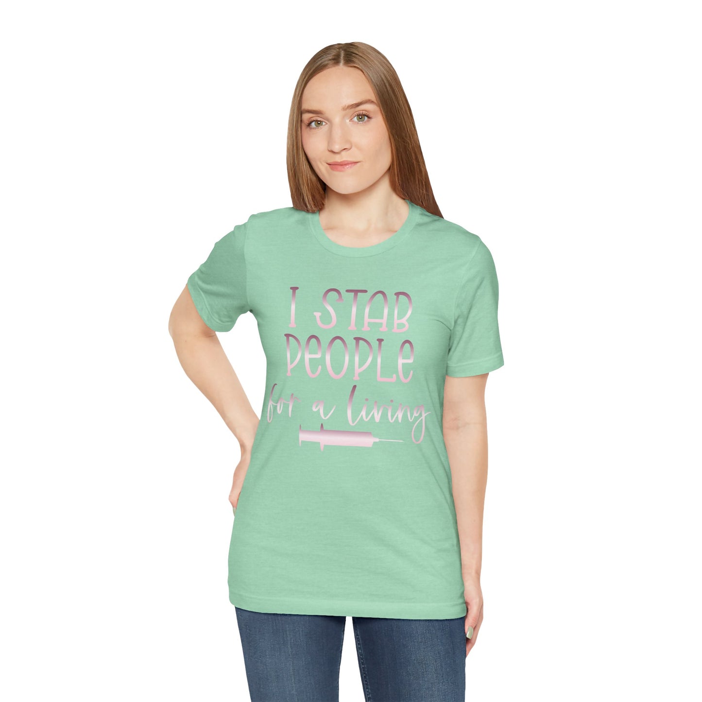 I Stab People For a Living rose gold